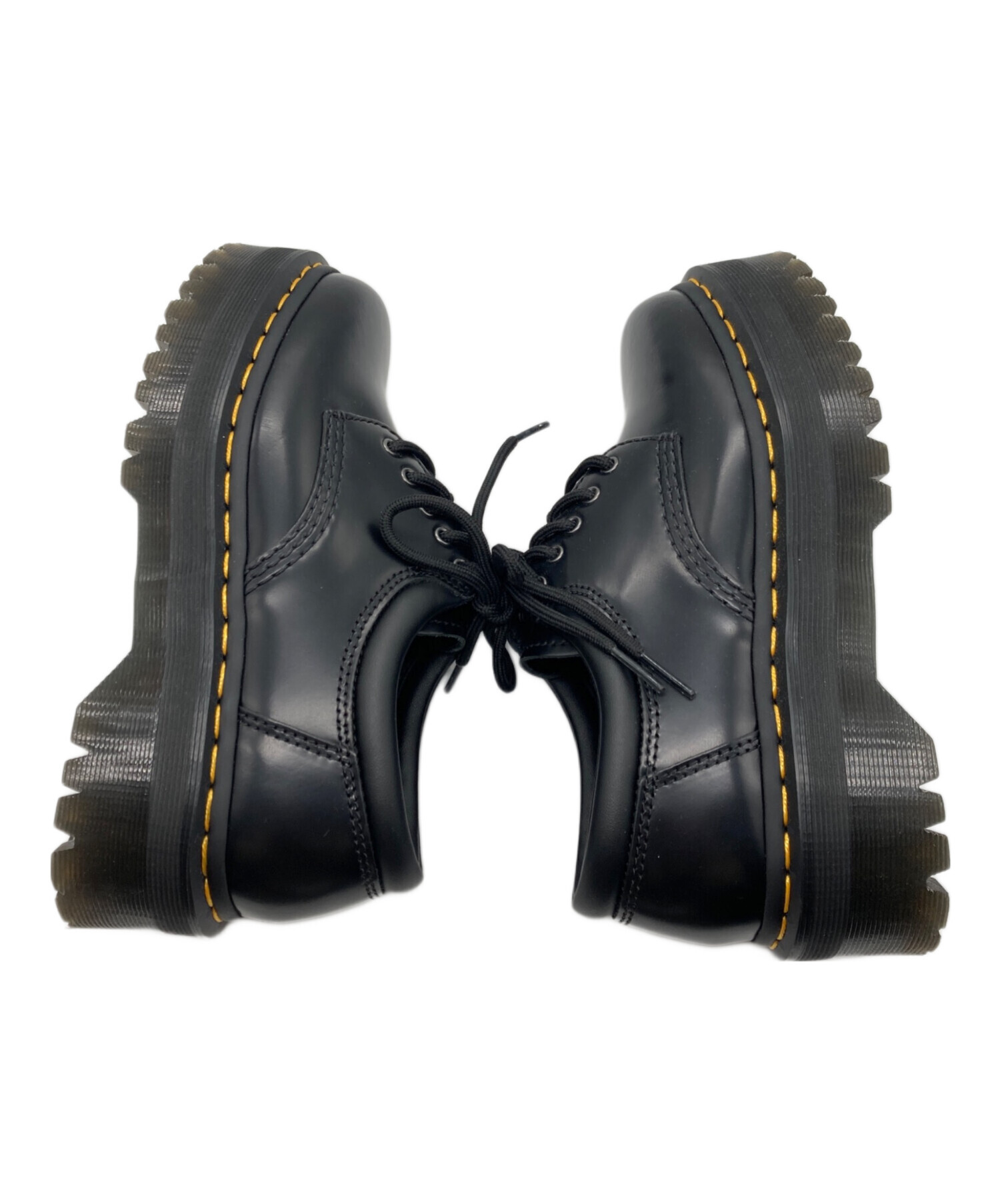 【希少】Dr.Martens ドクターマーチン 8053 QUAD 厚底 8053 Quad Arcadia Leather Platform Shoes in Cherry Red Arcadia