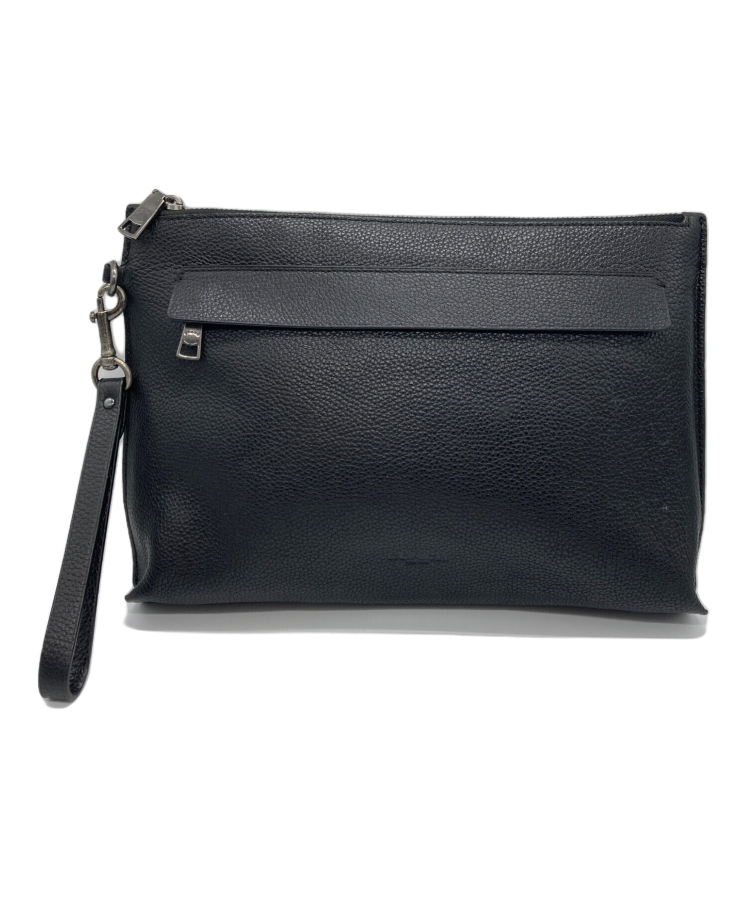 中古・古着通販】COACH (コーチ) クラッチバッグ ブラック｜ブランド