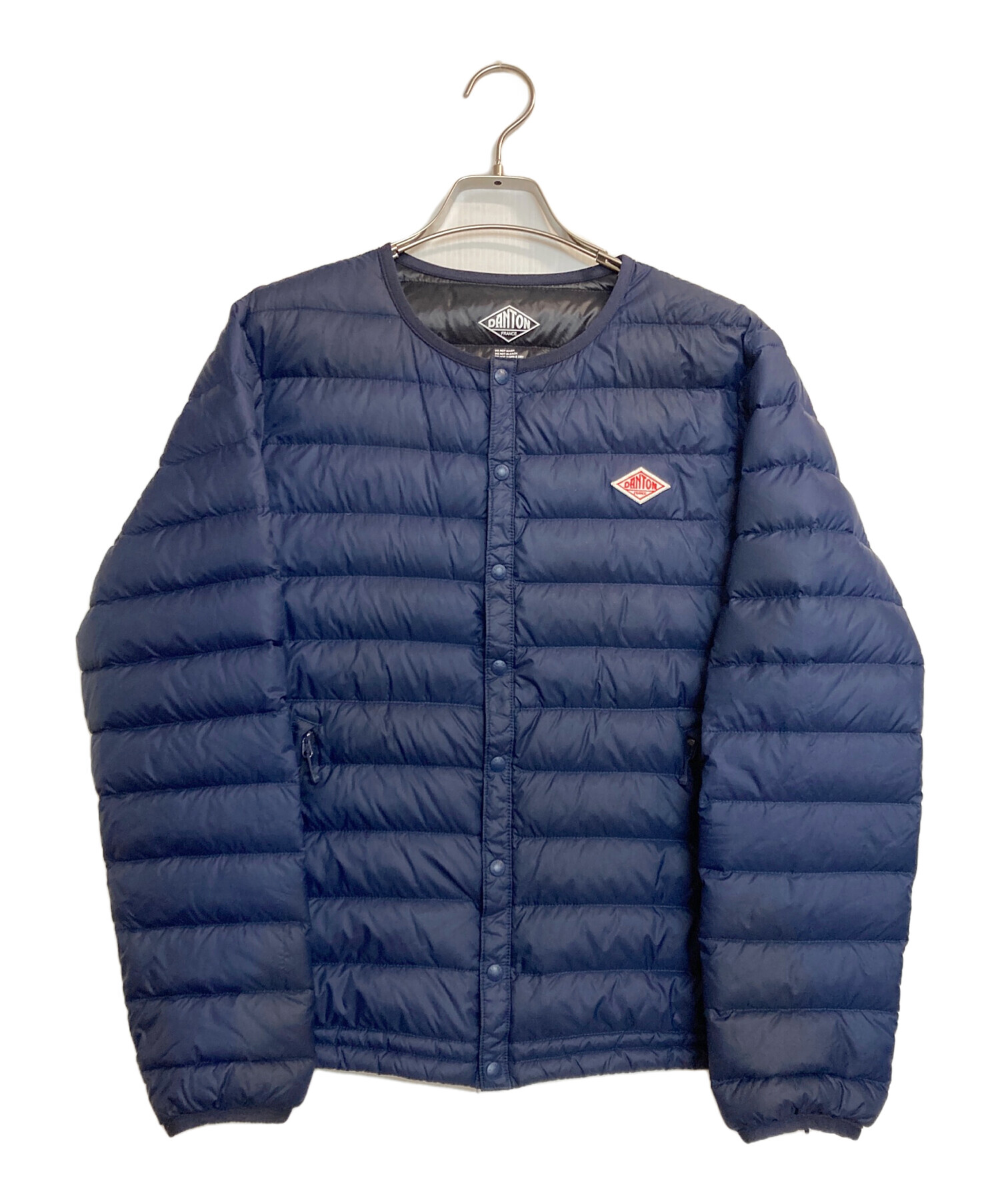 DANTON ダントン インナーダウンジャケット 42 ネイビー 中古・古着通販】DANTON (ダントン) インナーダウンジャケット