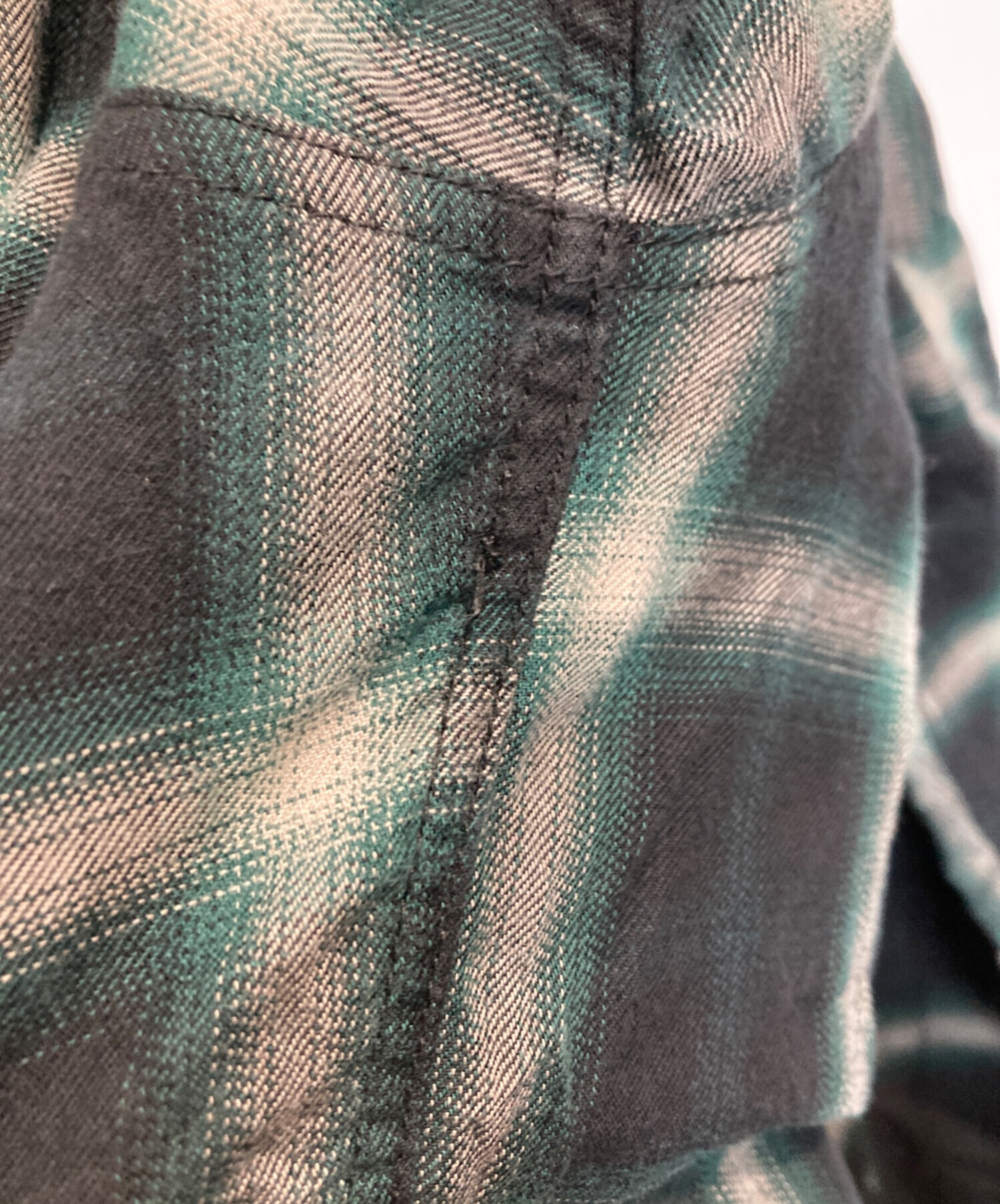 中古・古着通販】WTAPS (ダブルタップス) オンブレチェックシャツ