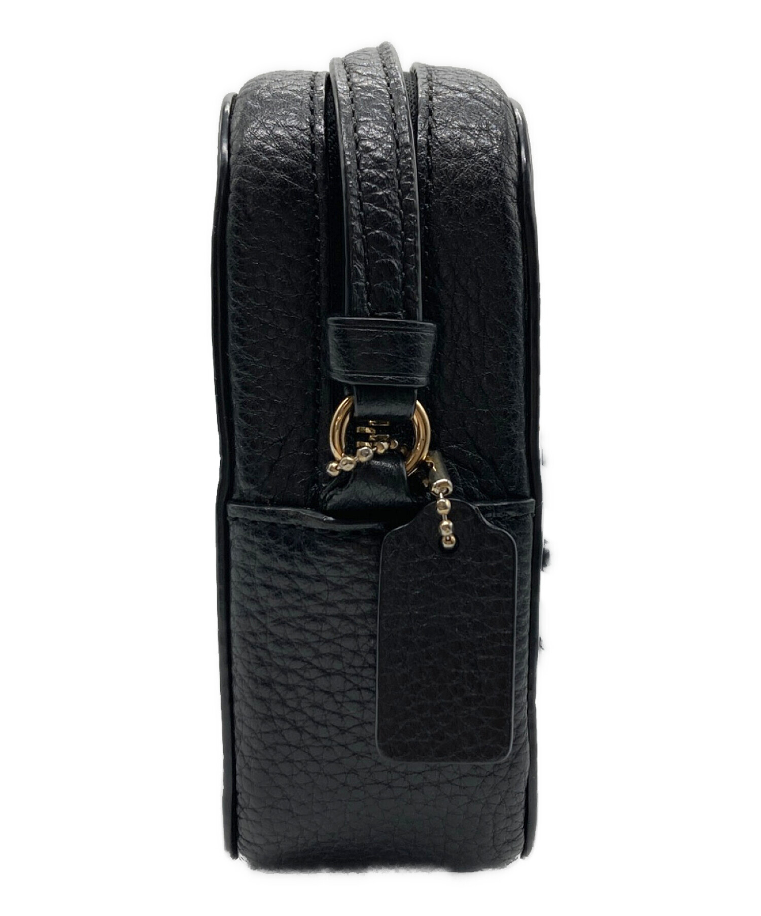 中古・古着通販】COACH (コーチ) ミニショルダーバッグ ブラック