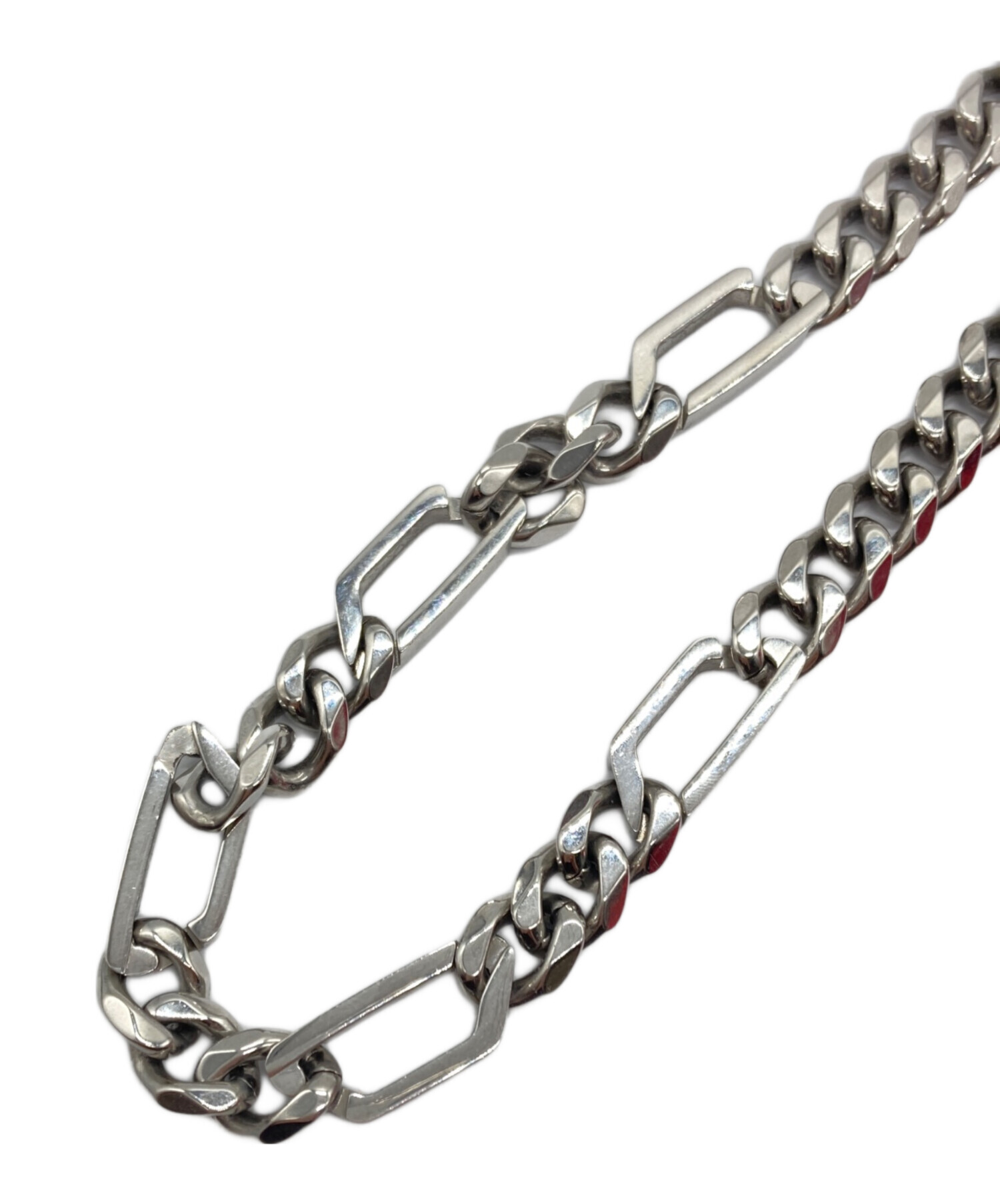 古*い様 DIESEL シルバー チェーンネックレス 中古・古着通販】DIESEL (ディーゼル) Dロゴチェーンネックレス