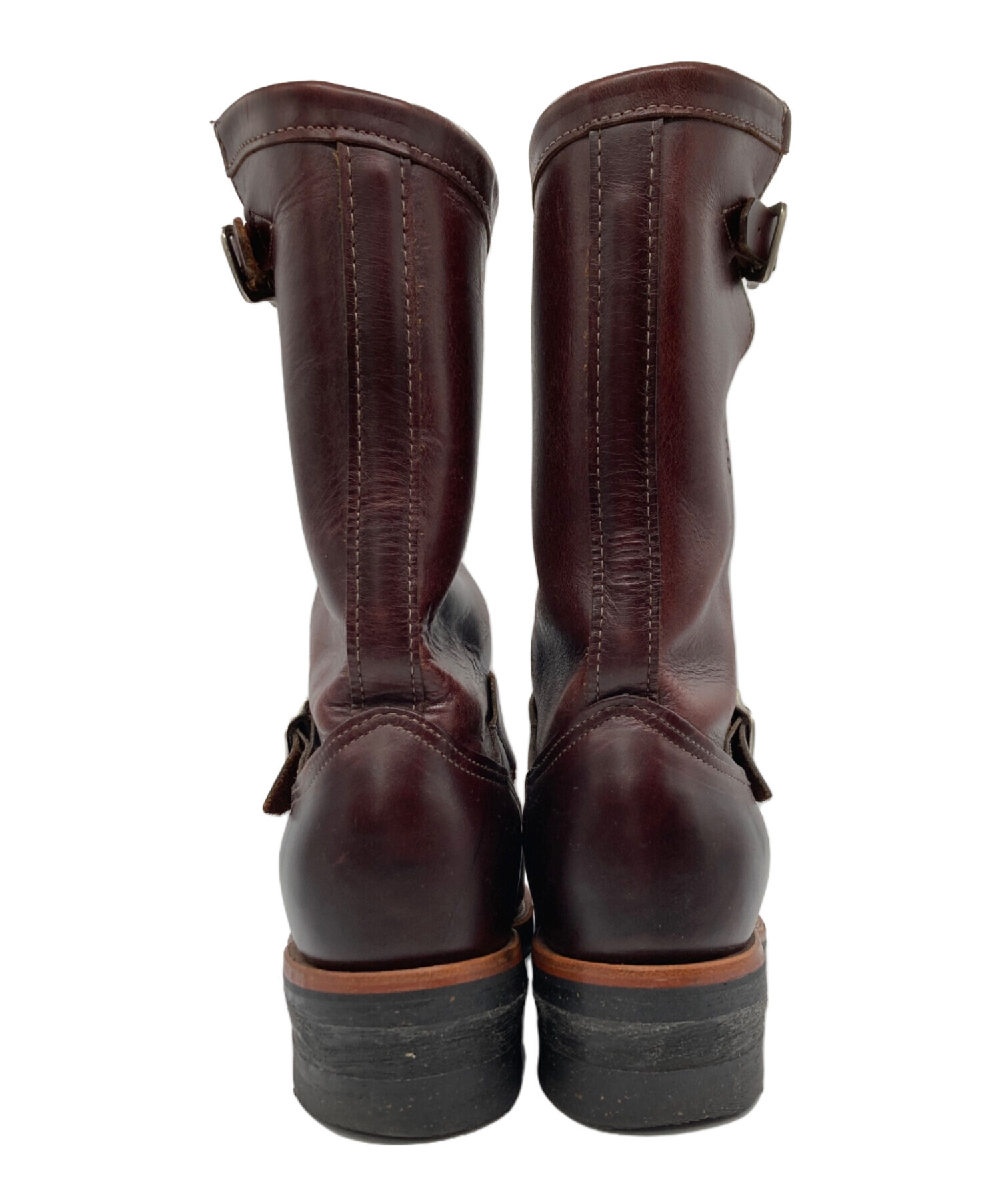 Chippewa エンジニアブーツ ブラウン8E ブラウンレザーエンジニアブーツ 中古・古着通販】CHIPPEWA (チペワ) エンジニアブーツ ブラウン サイズ