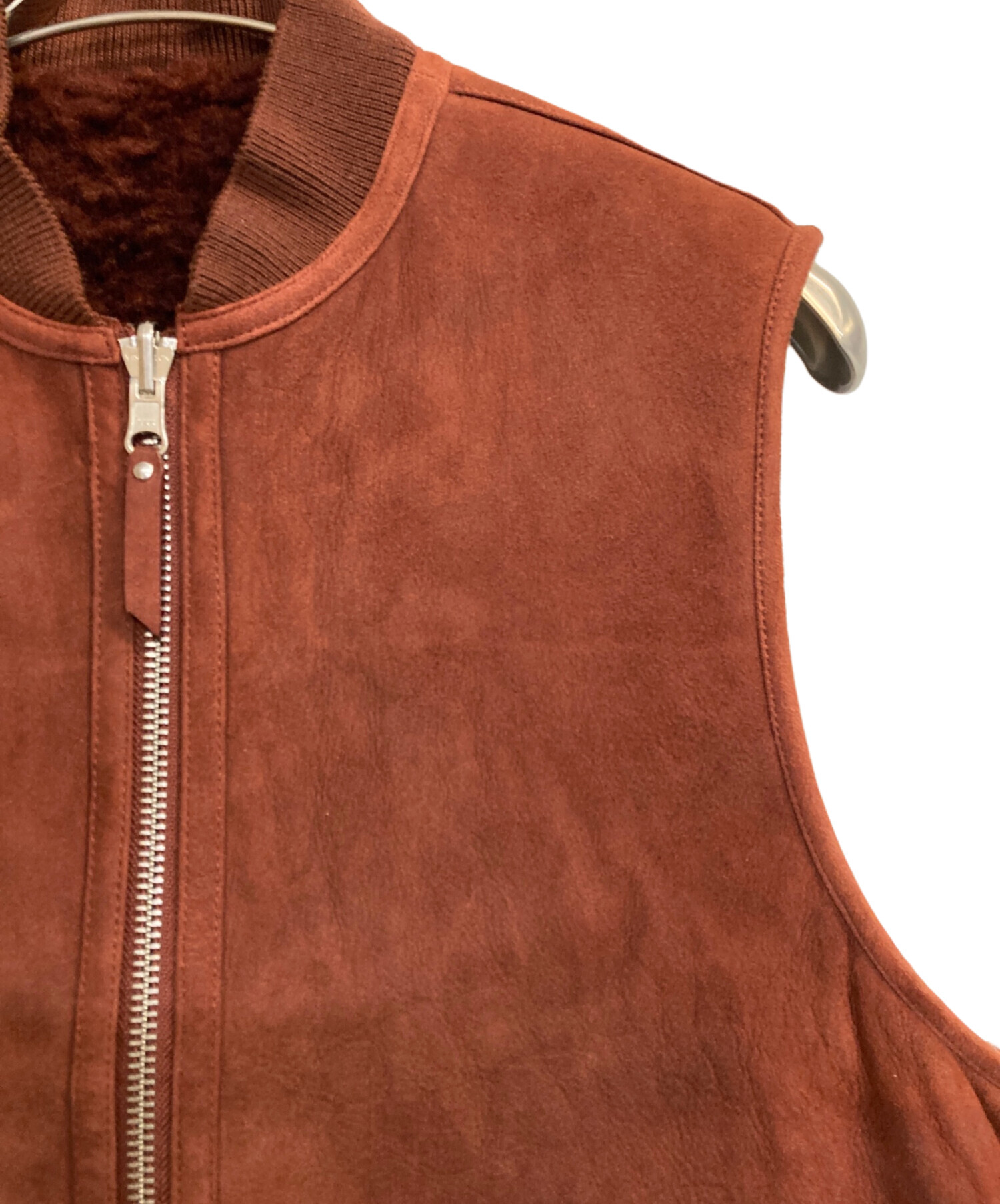 中古・古着通販】stussy workgear (---) リバーシブルムートンベスト