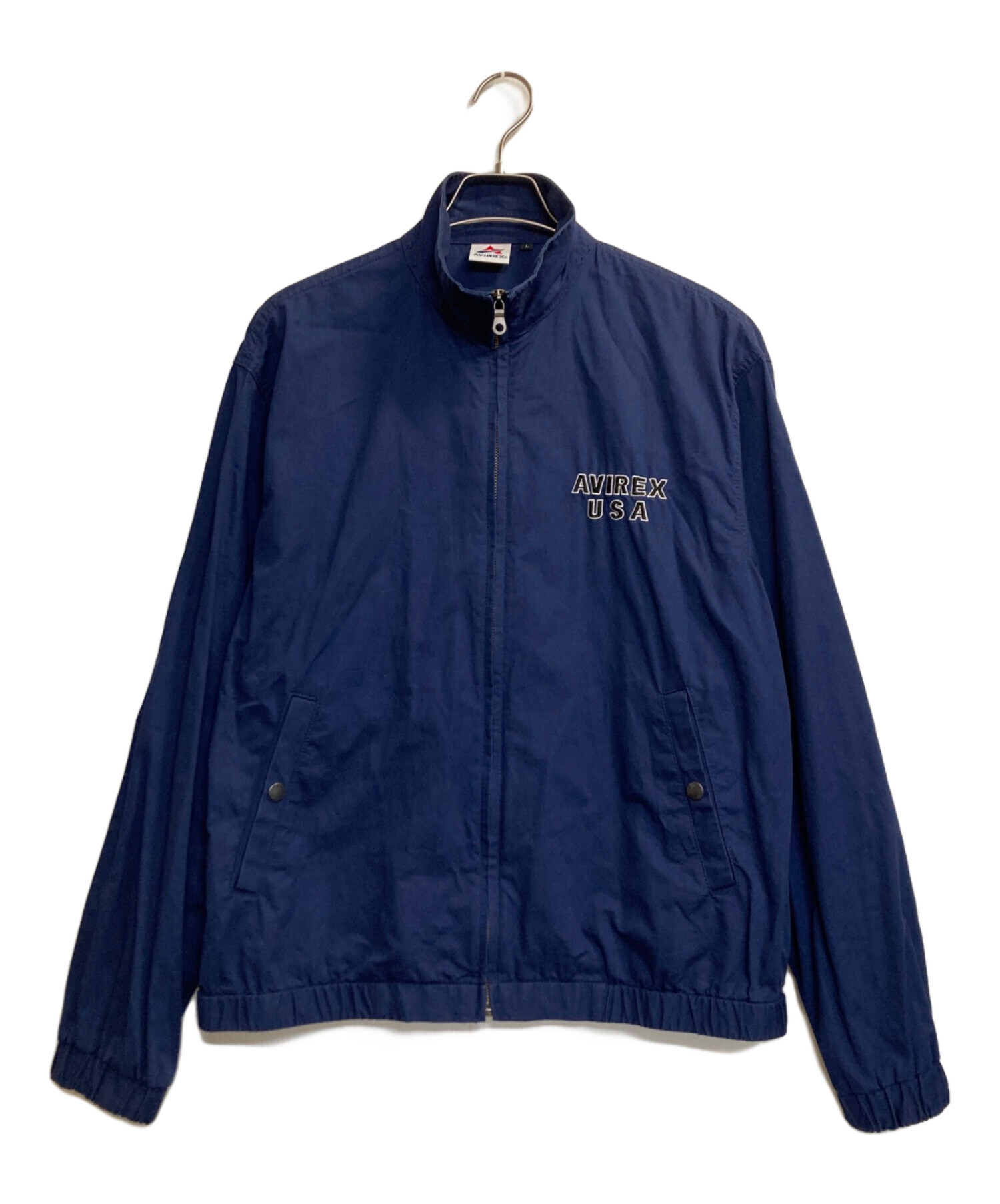 中古・古着通販】AVIREX (アヴィレックス) ジップジャケット ネイビー 