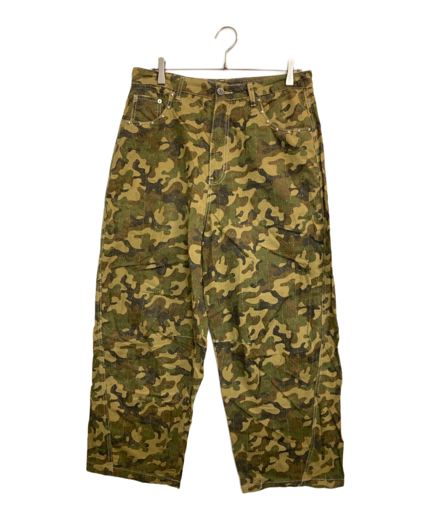 中古・古着通販】noremid (ノーリミッド) スタッズバギーカモフラ