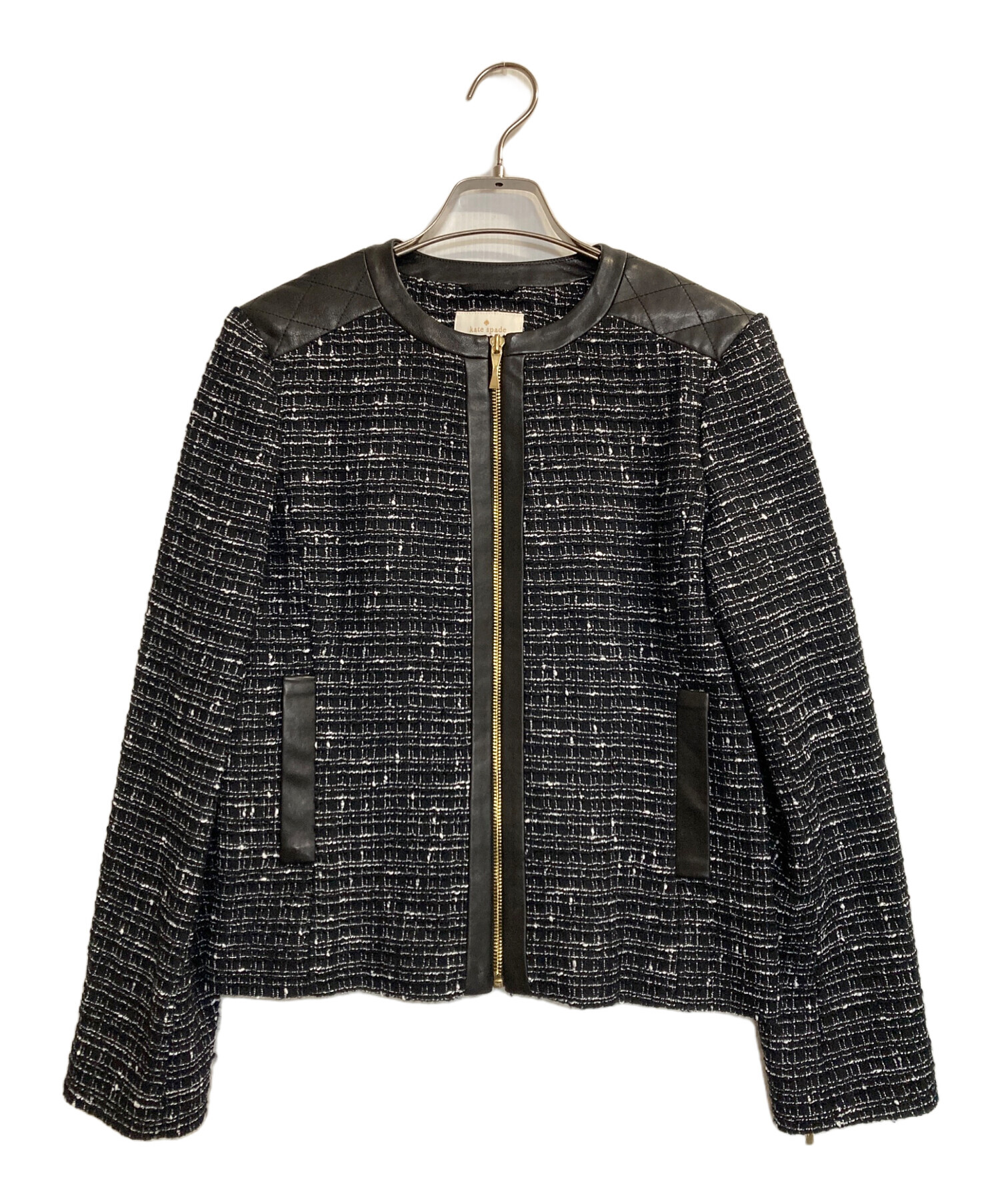中古・古着通販】Kate Spade (ケイトスペード) レザーコンビツイード