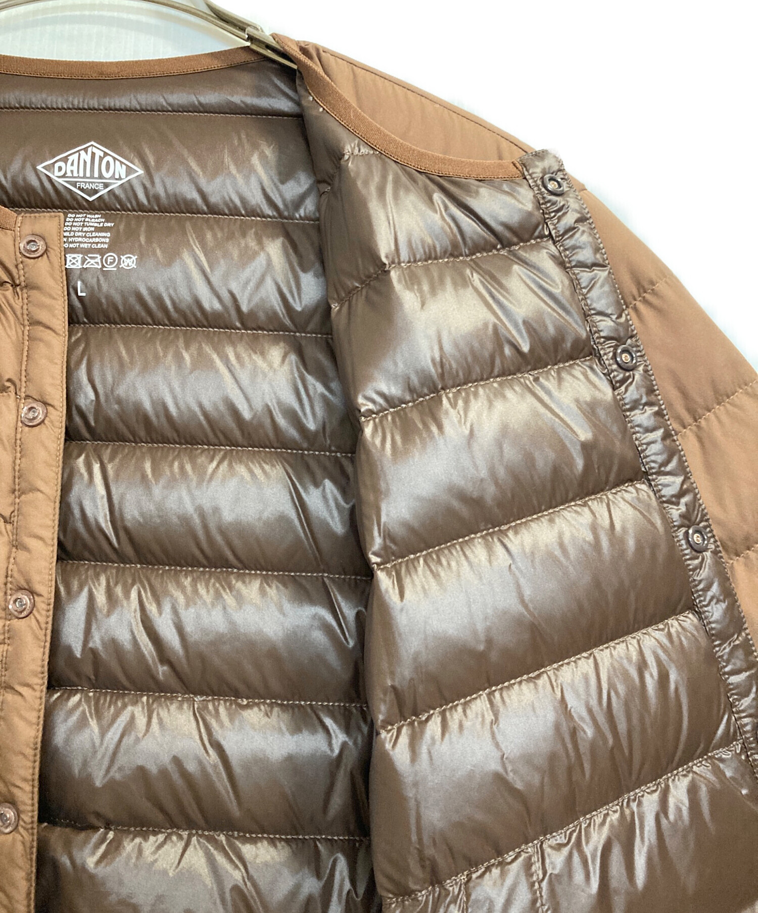 中古・古着通販】DANTON (ダントン) クルーネック インナーダウン