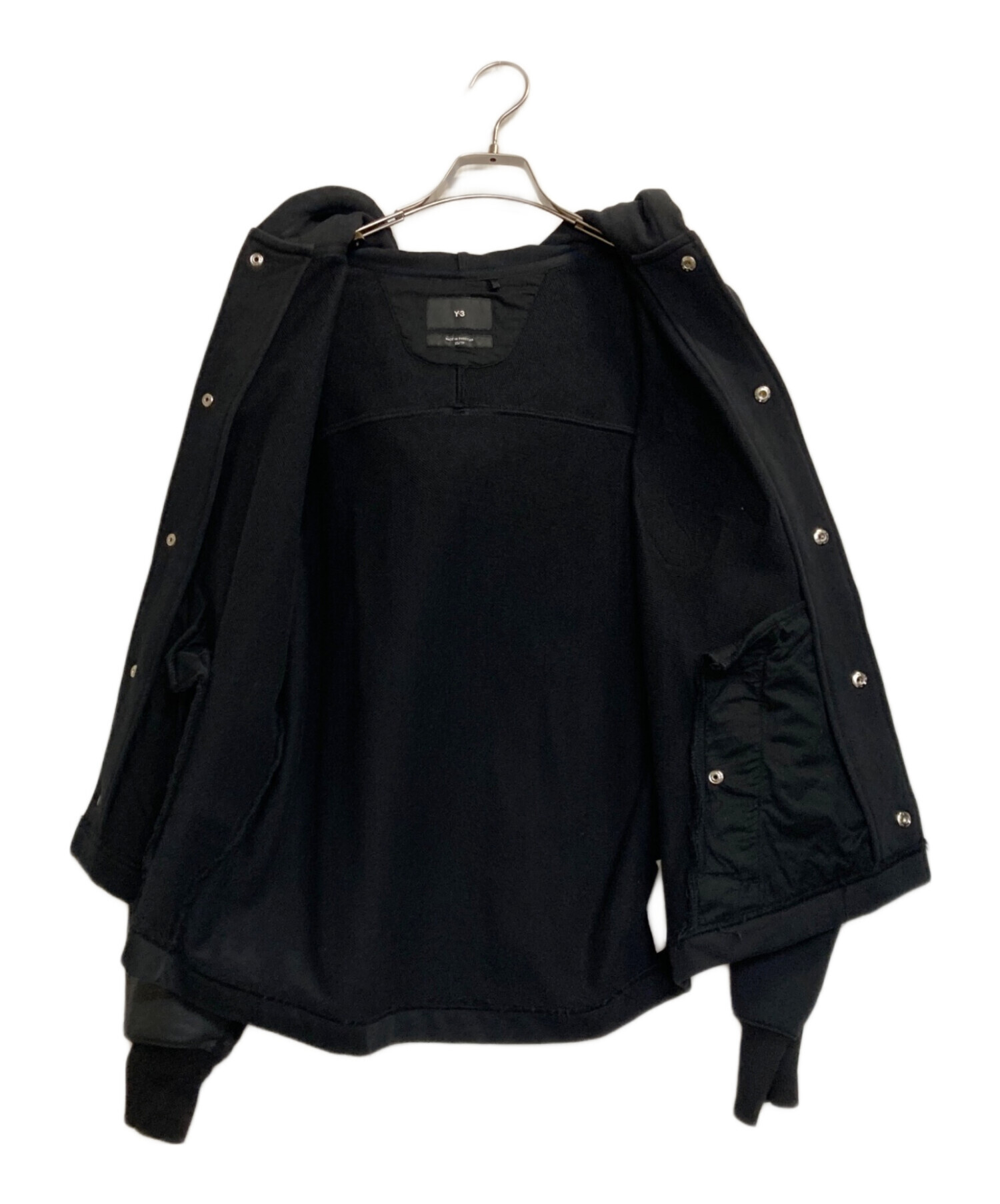 中古・古着通販】Y-3 (ワイスリー) フロントロゴフーデッドジャケット