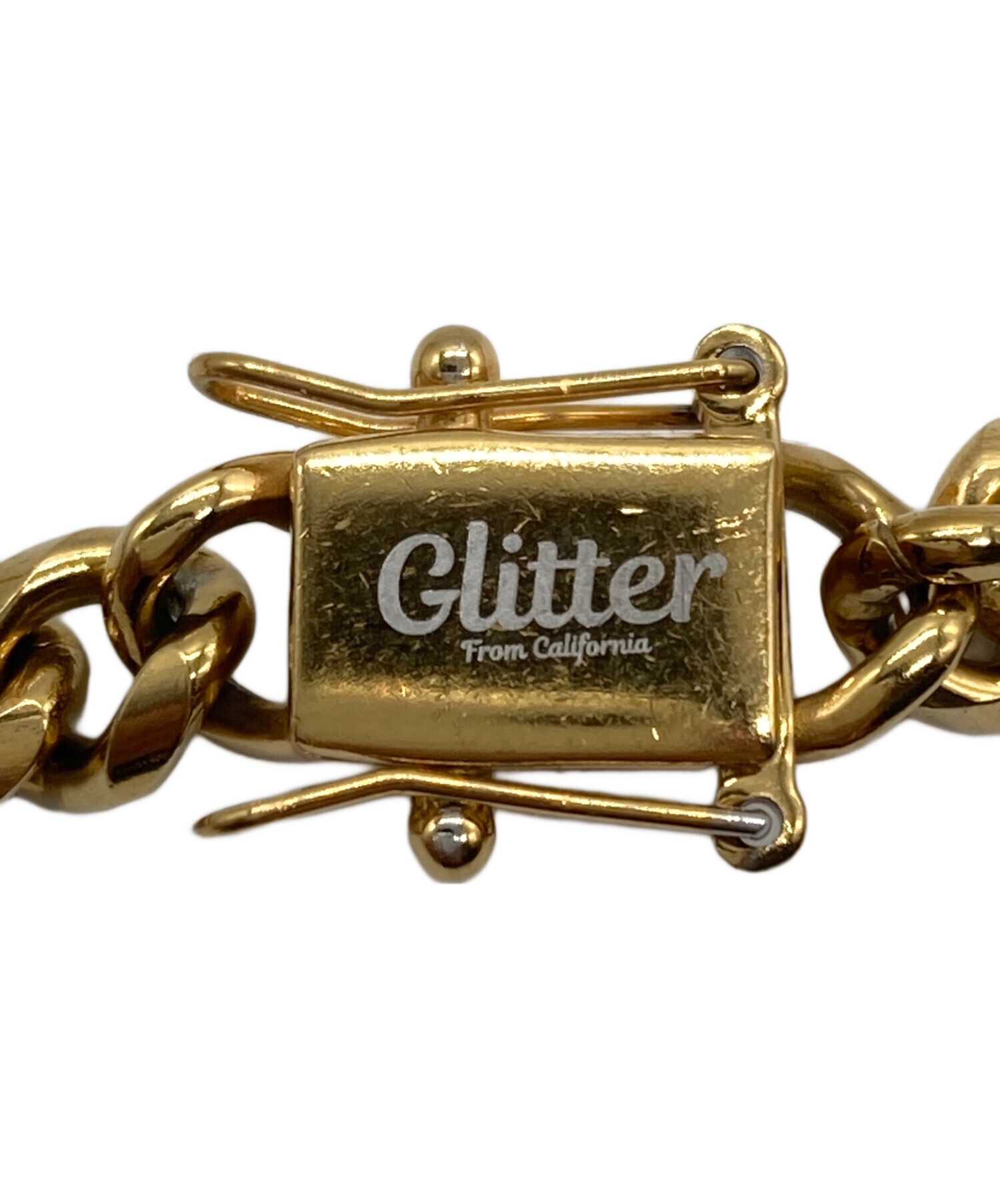 中古・古着通販】glitter (グリッター) チェーンネックレス ゴールド 