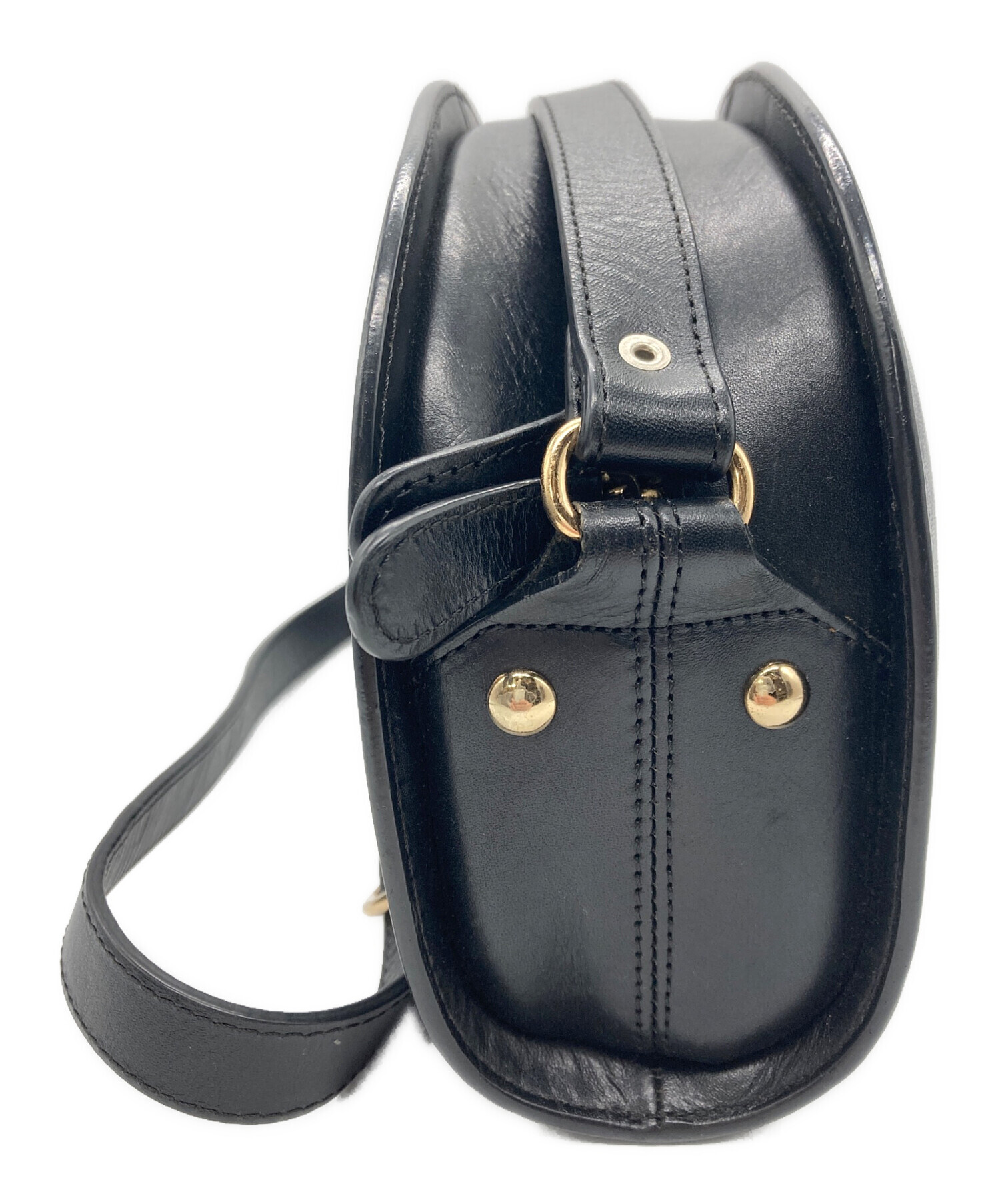 中古・古着通販】A.P.C. (アーペーセー) ハーフムーンショルダーバッグ