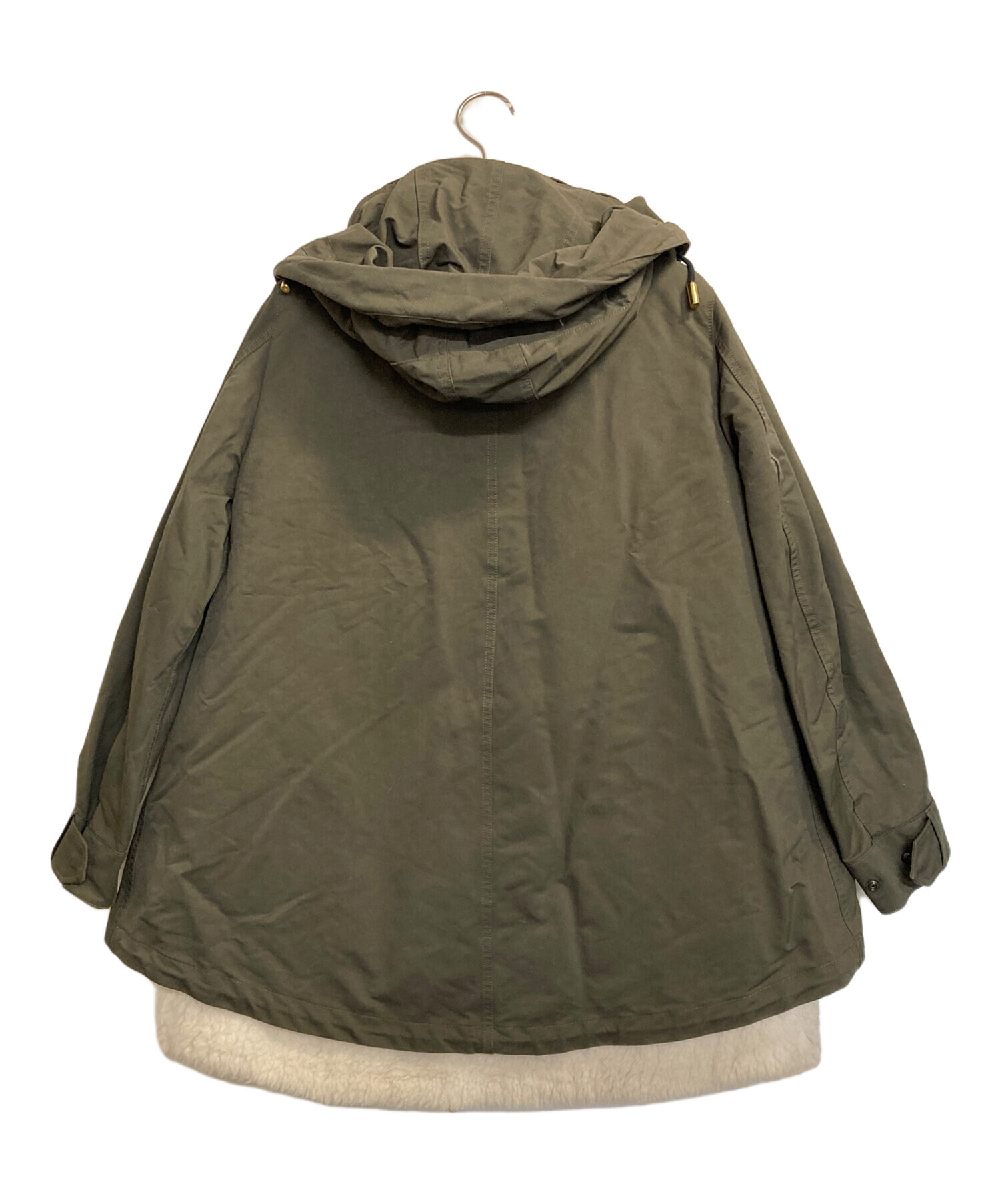 未使用！リラクス ショートモッズコート　ライナー付き　ライトブルー 未使用！リラクス ショートモッズコート ライナー付き ライトブルー