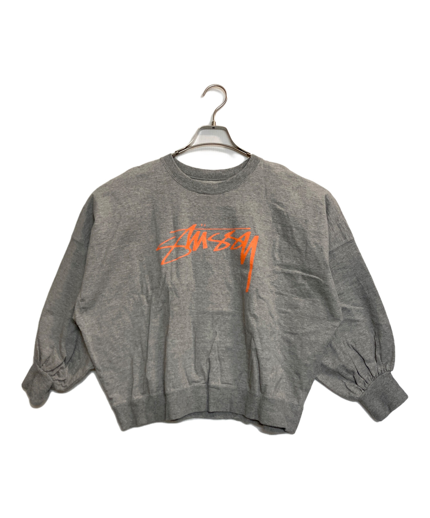 中古・古着通販】stussy (ステューシー) ショート丈スウェット グレー