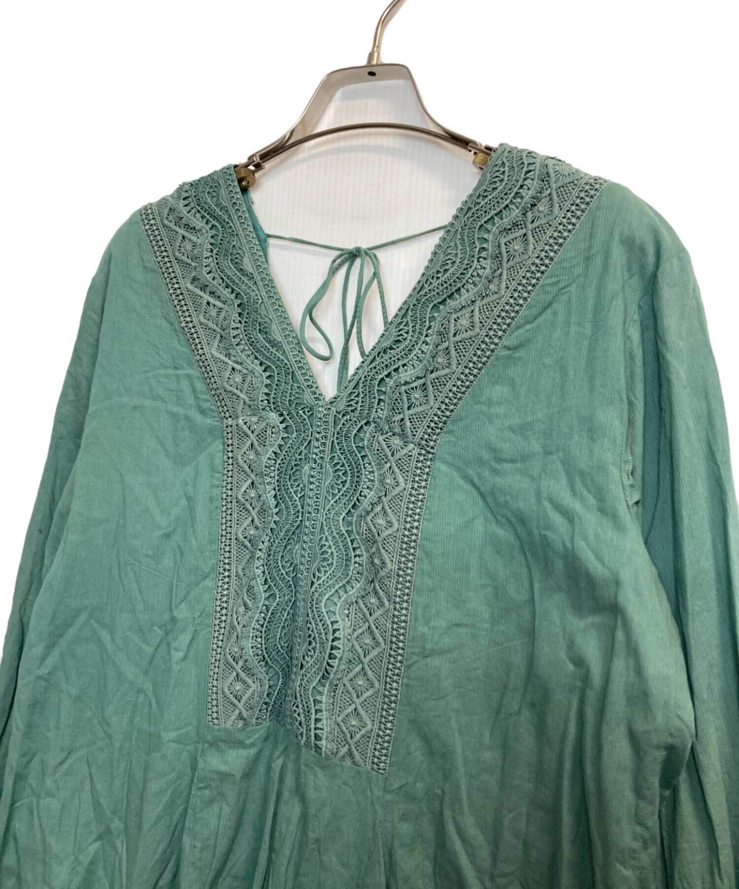 中古・古着通販】ne quittez pas (ヌキテパ) レース刺繍フレア