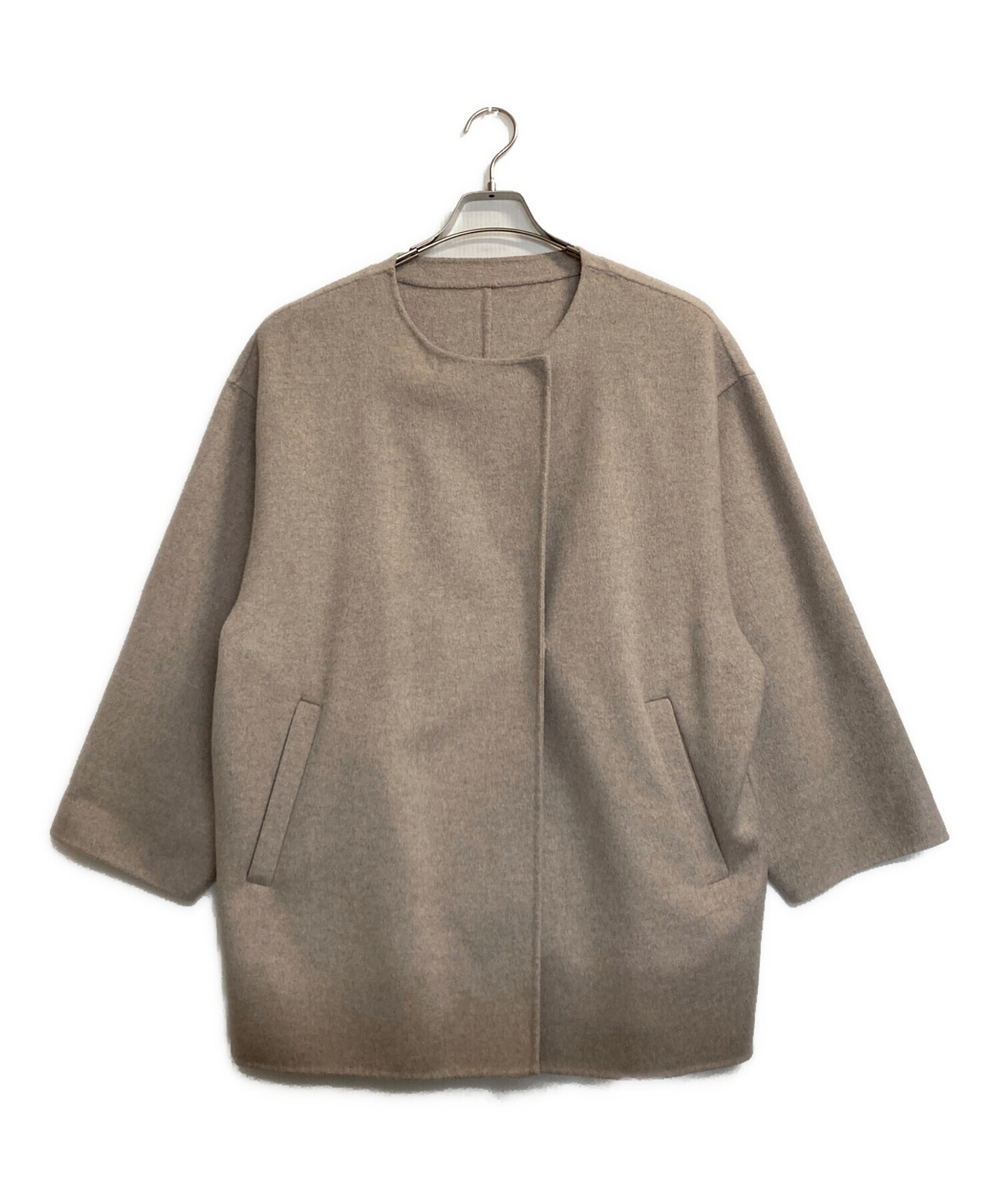 SLOBE IENA HAMILTONダブルフェイスウールショートコクーンコート