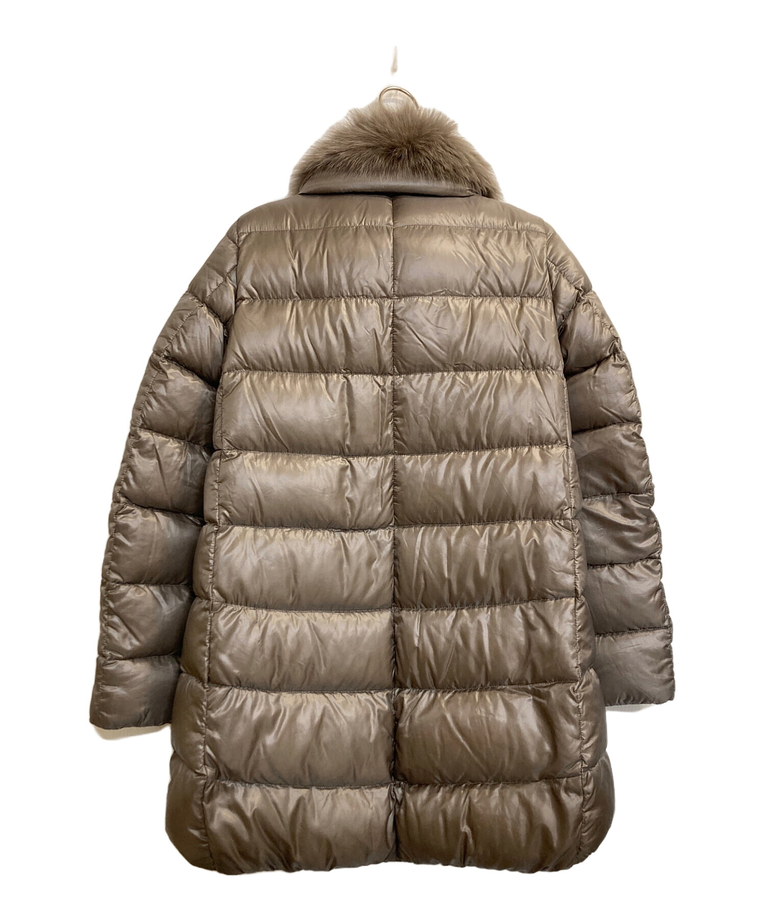 中古・古着通販】HERNO (ヘルノ) ファー付ミドルダウンジャケット