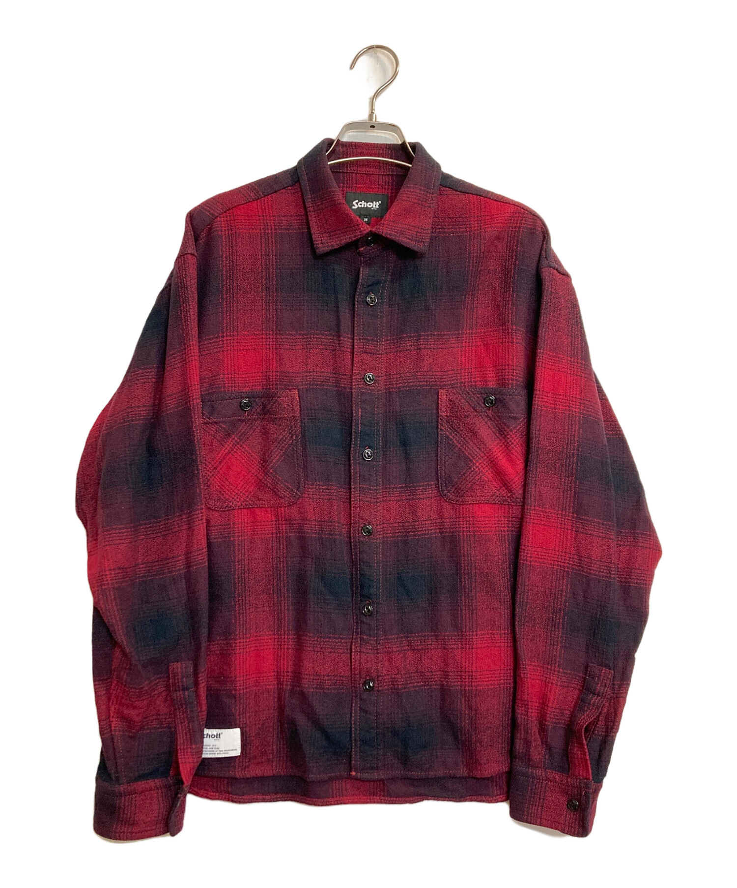 中古・古着通販】Schott (ショット) OMBRE CHECK CF LS SHIRT
