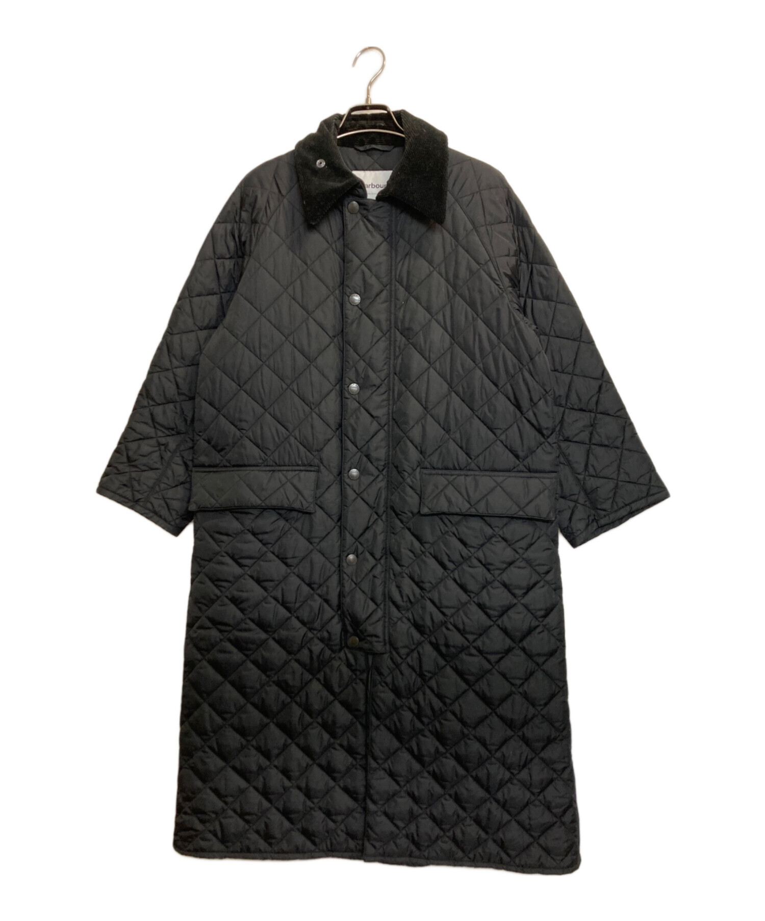 【Barbour】バブアー　ウールコートブラック 古着 中古・古着通販】Barbour (バブアー) NEW BURGHLEY QUILT/ニュー