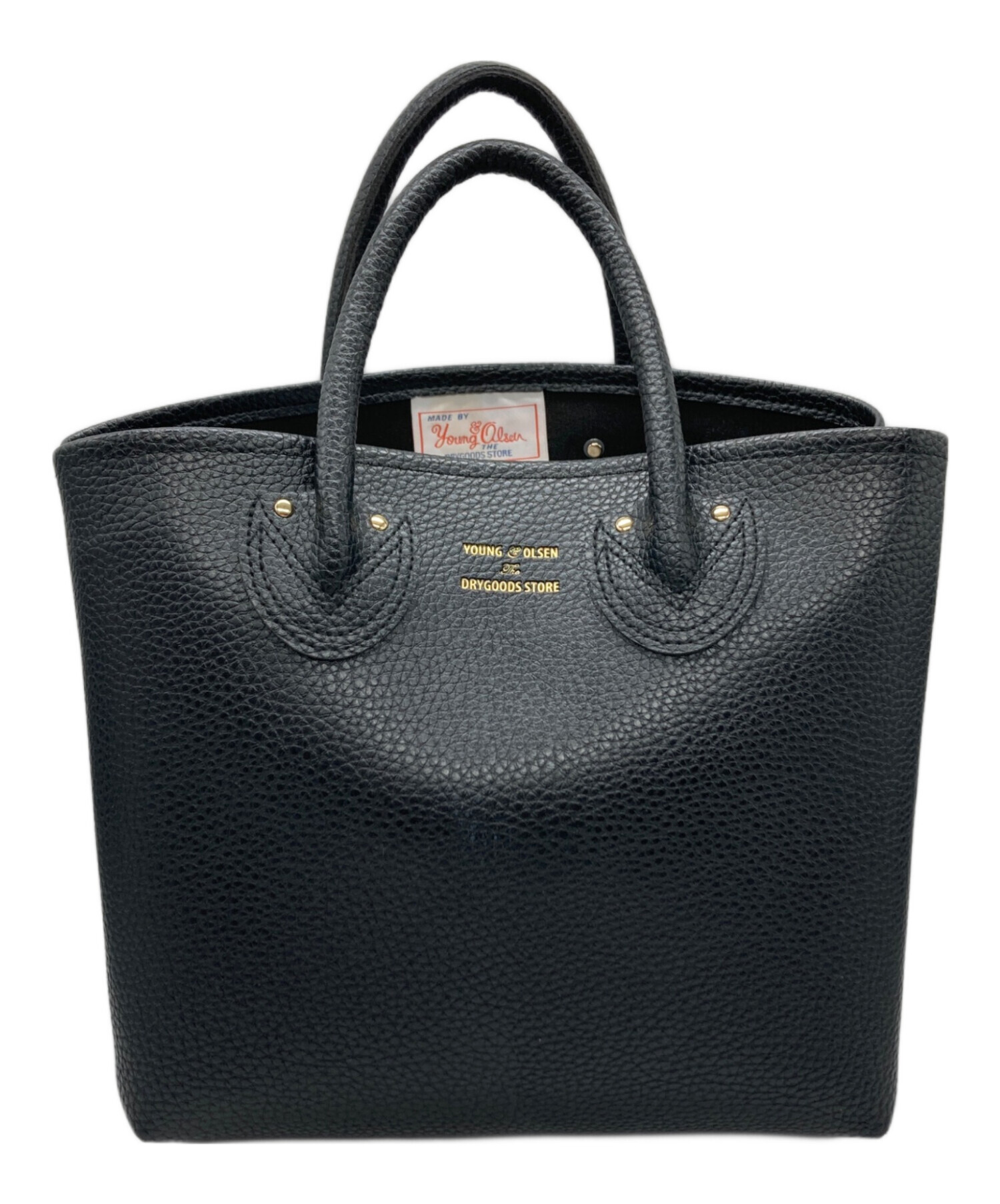 YOUNG & OLSEN エンボスレザートートバッグ 黒 j*e様 美品 ヤングアンド