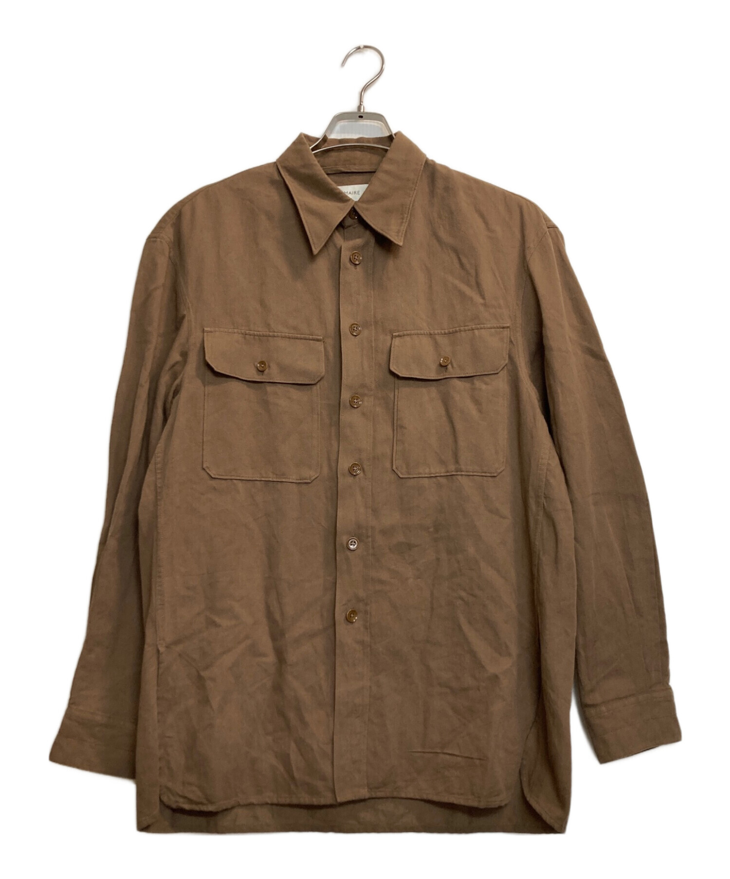 中古・古着通販】LEMAIRE (ルメール) コットンリネンツイルシャツ