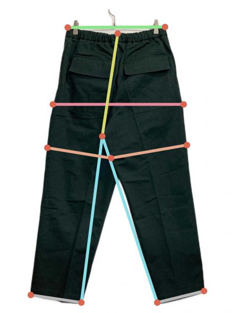 中古・古着通販】JIL SANDER (ジルサンダー) イージーパンツ グリーン  