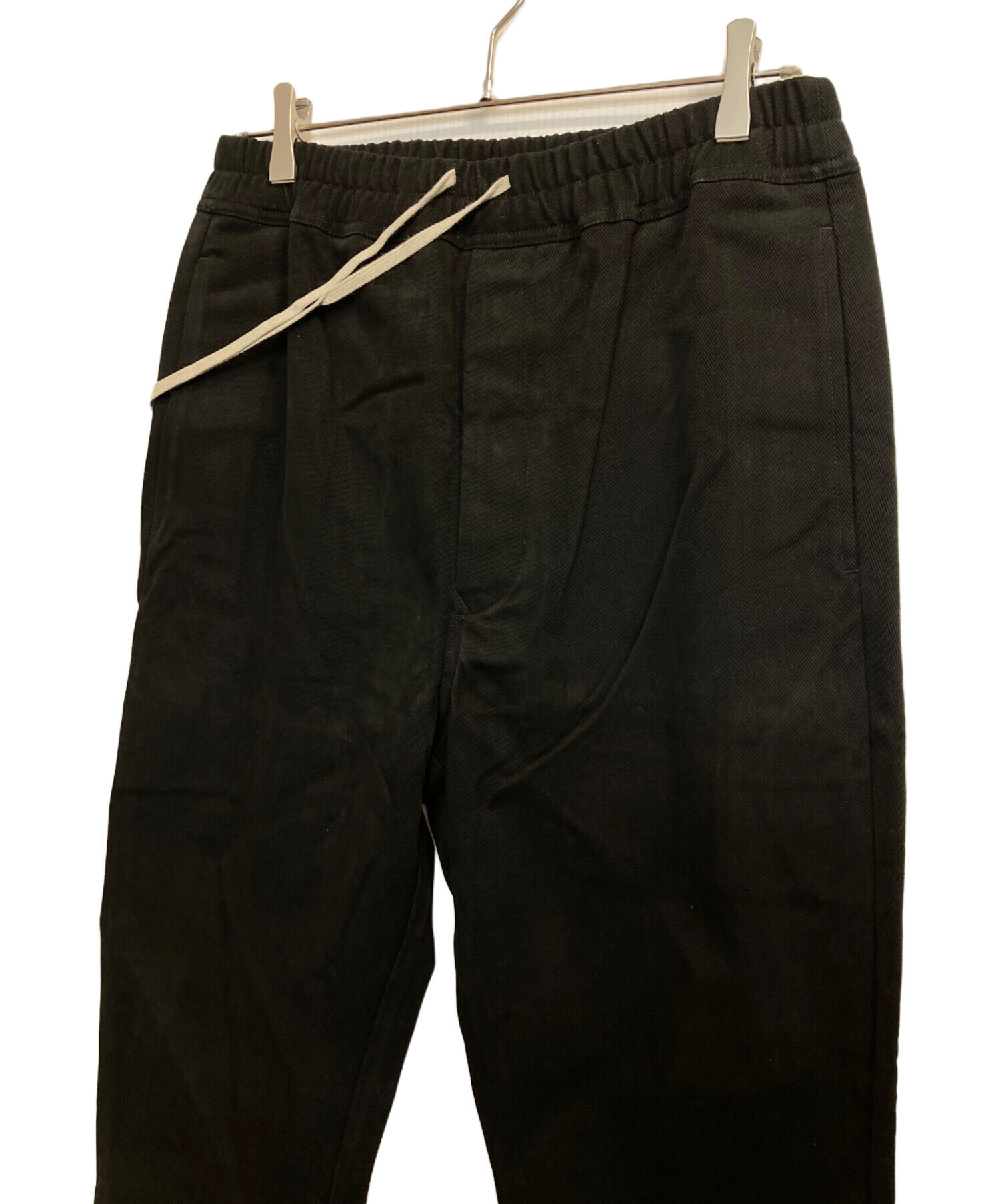 Rick Owens 17SS ドローストリングナイロンロングパンツ 48 Rick Owens（リック・オウエンス） トラウザーズパンツ DRAWSTRING