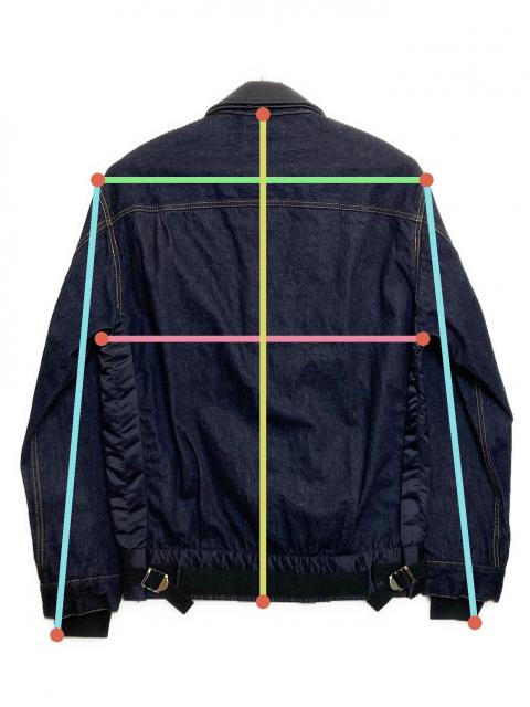 中古・古着通販】sacai (サカイ) DENIM X NYLON TWILL BLOUSON