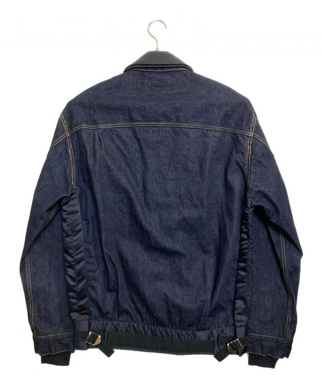 sacai Denim Blouson デニムブルゾン ドッキング Size3 中古・古着通販】sacai (サカイ) Denim Blouson インディゴ サイズ:2