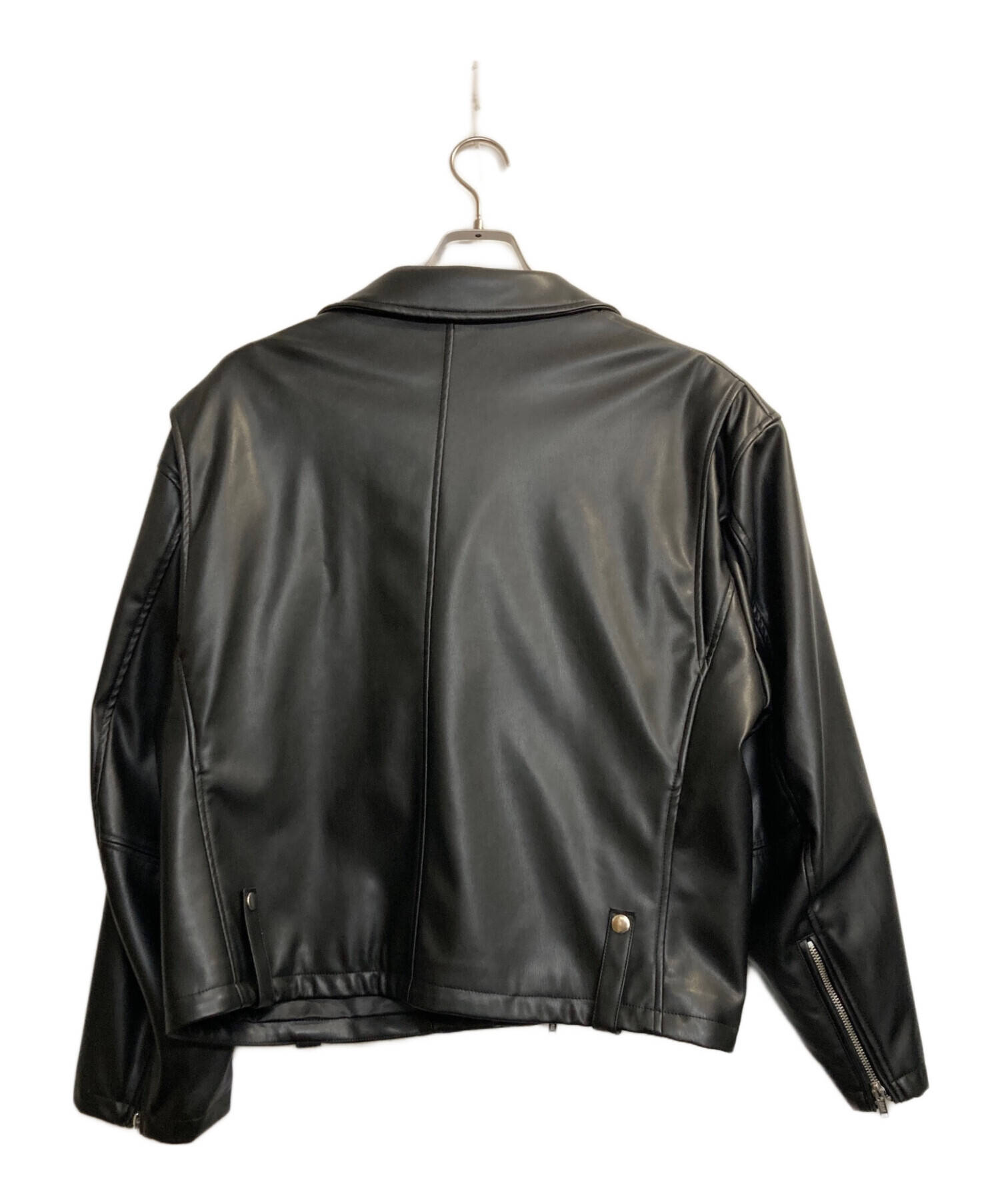 中古・古着通販】HARE (ハレ) エコレザーダブルライダースジャケット