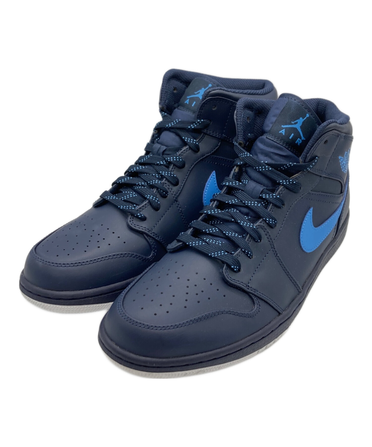 中古・古着通販】NIKE (ナイキ) AIR JORDAN 1 RETRO MID OBSIDIAN 