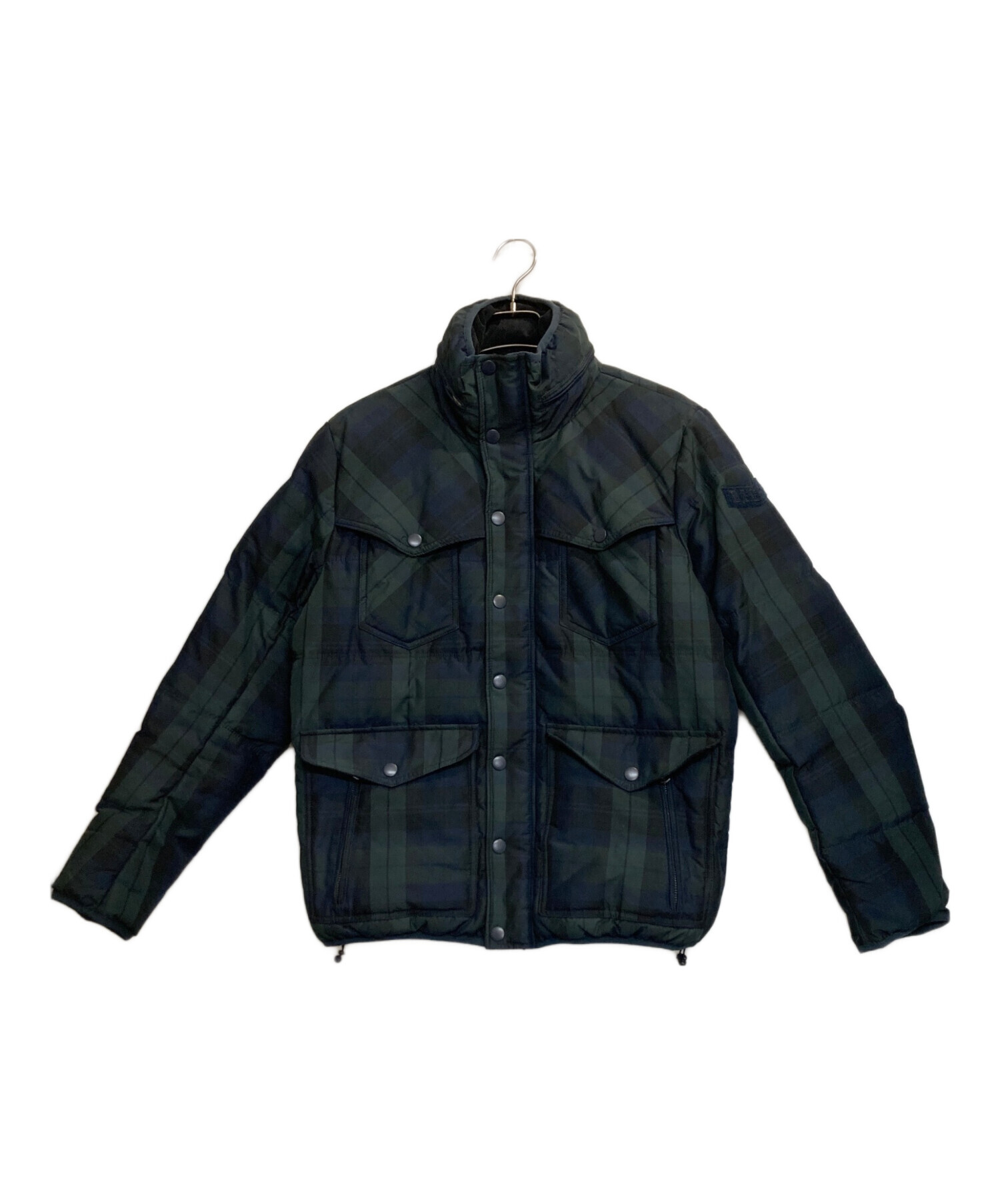 中古・古着通販】DIESEL (ディーゼル) チェック柄ダウンジャケット 