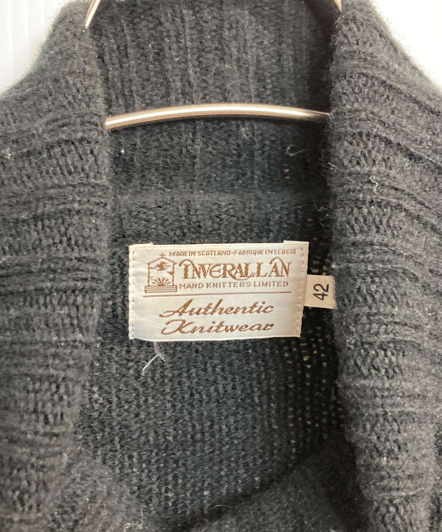 中古・古着通販】INVERALLAN (インバーアラン) タートルネックニット 