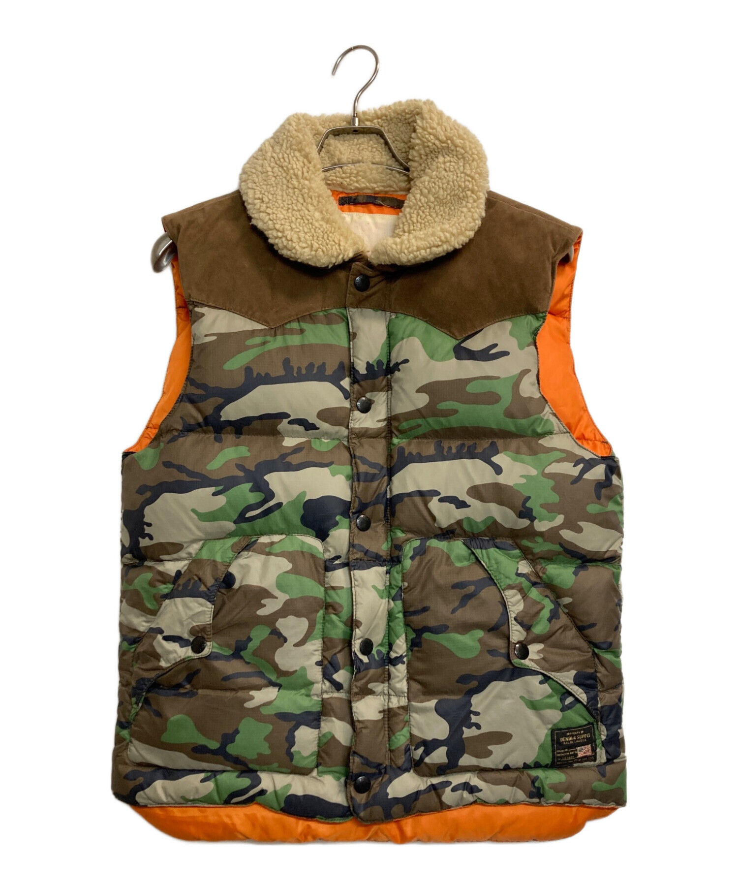 DENIM&SUPPLYラルフローレン ダメージ加工ミリタリーベスト DENIM&SUPPLYラルフローレン ダメージ加工ミリタリーベスト