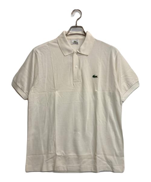 中古・古着通販】LACOSTE (ラコステ) 半袖ポロシャツ アイボリー