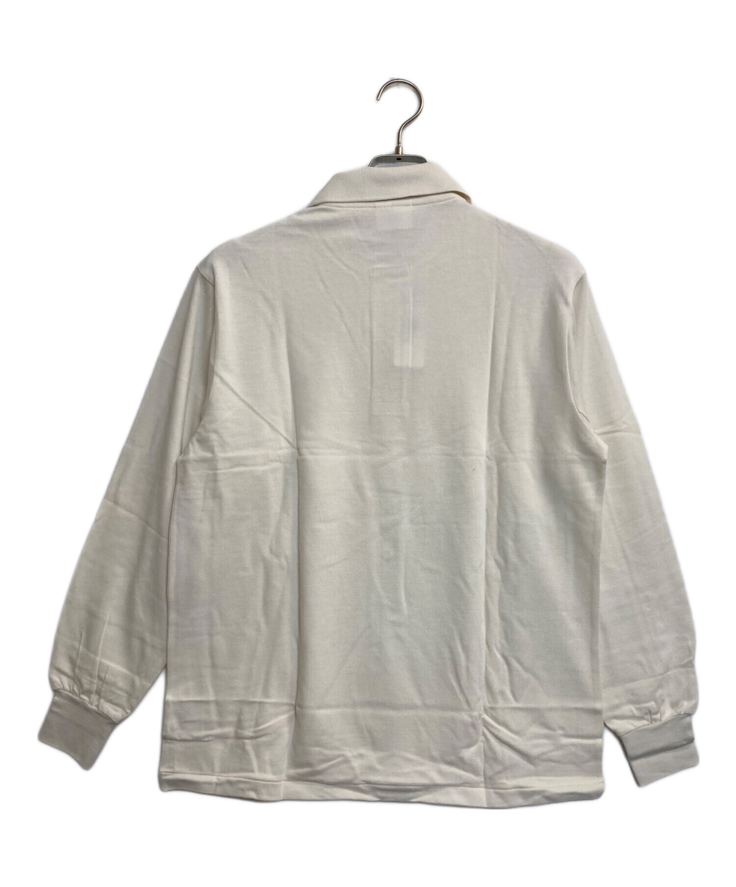 中古・古着通販】LACOSTE (ラコステ) 長袖ポロシャツ アイボリー