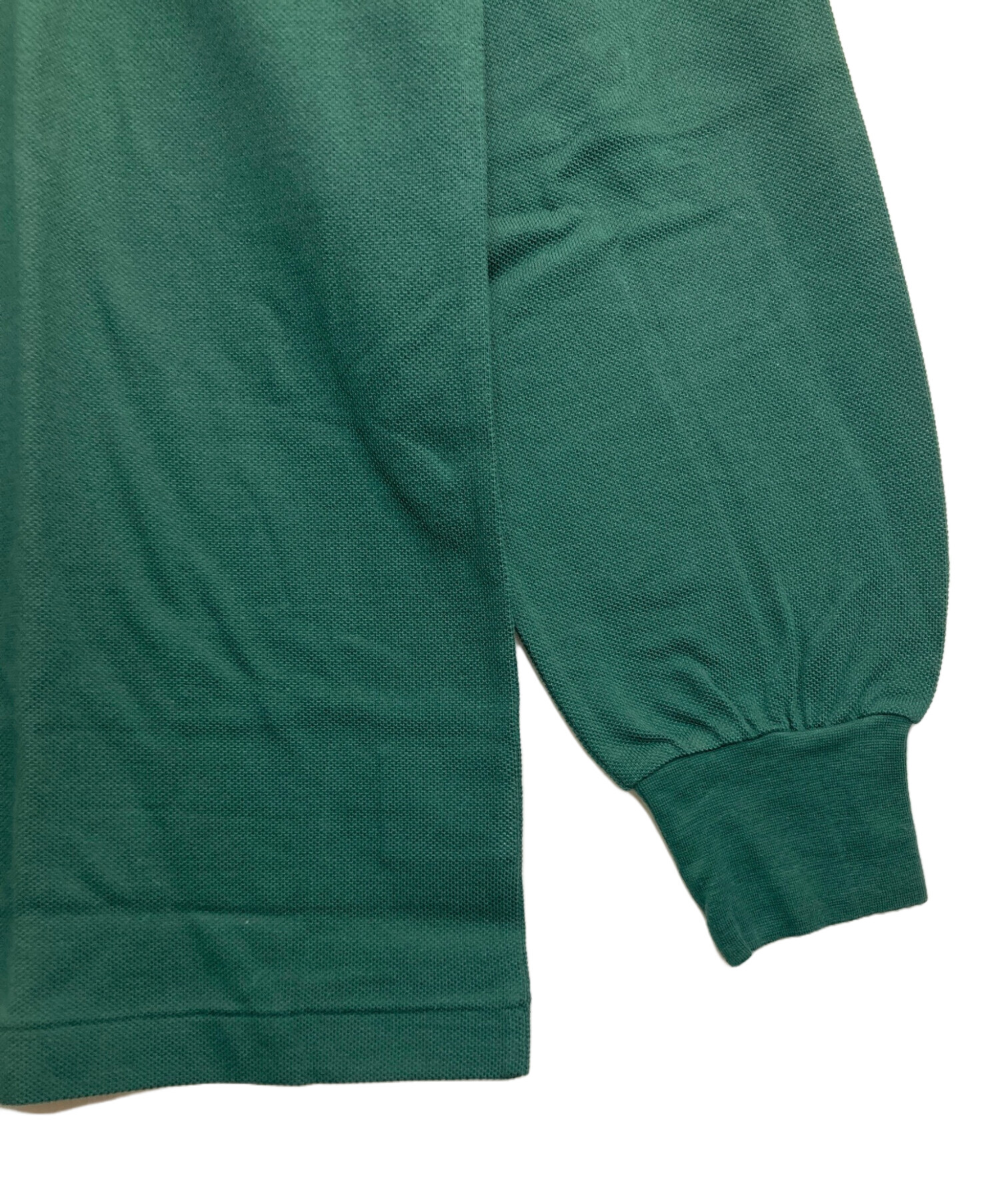 中古・古着通販】LACOSTE (ラコステ) 長袖ポロシャツ グリーン サイズ