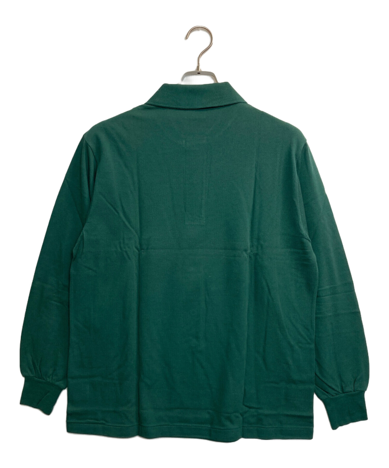 中古・古着通販】LACOSTE (ラコステ) 長袖ポロシャツ グリーン サイズ