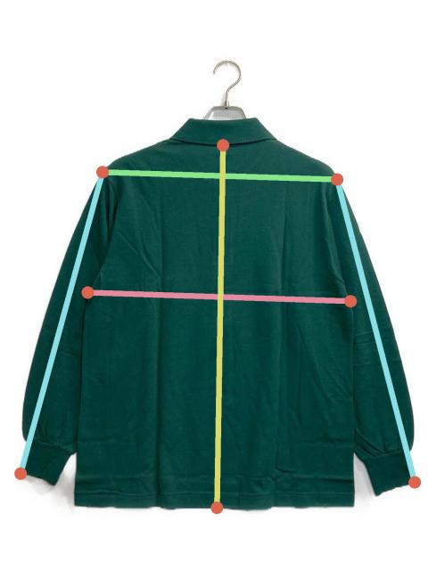 中古・古着通販】LACOSTE (ラコステ) 長袖ポロシャツ グリーン サイズ
