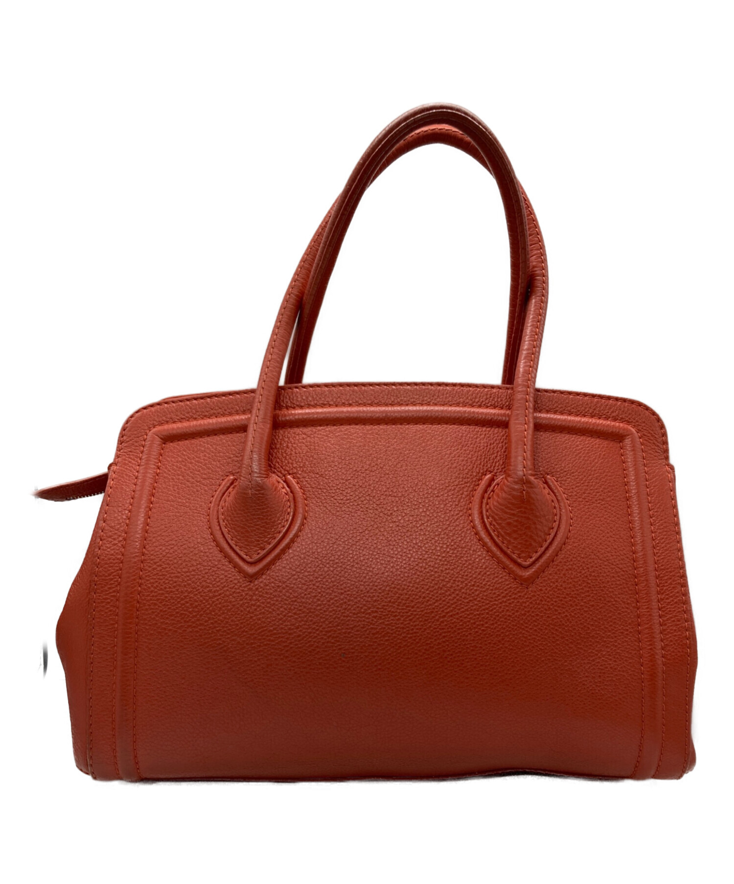 中古・古着通販】FURLA (フルラ) レザートートバッグ オレンジ