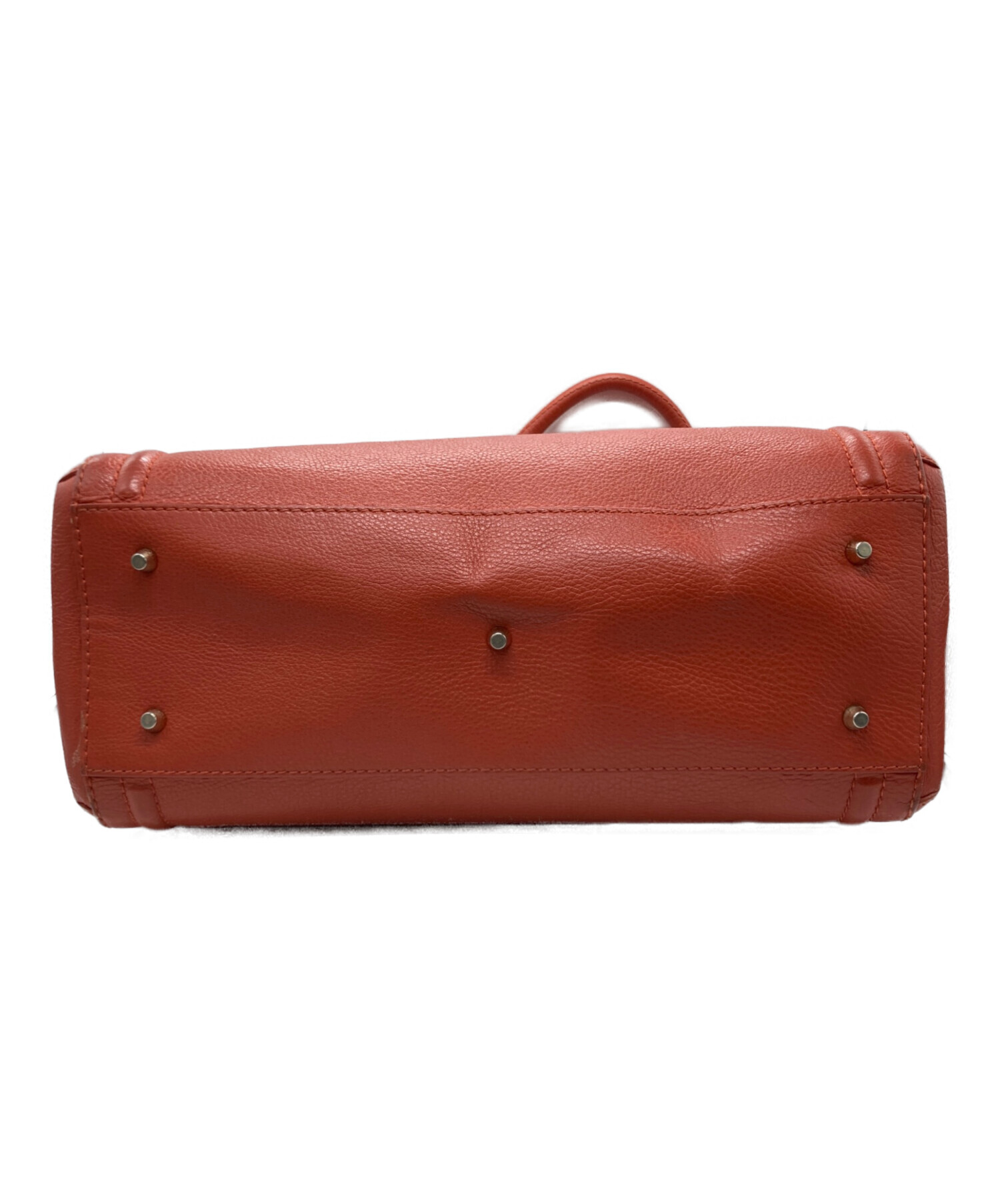 中古・古着通販】FURLA (フルラ) レザートートバッグ オレンジ