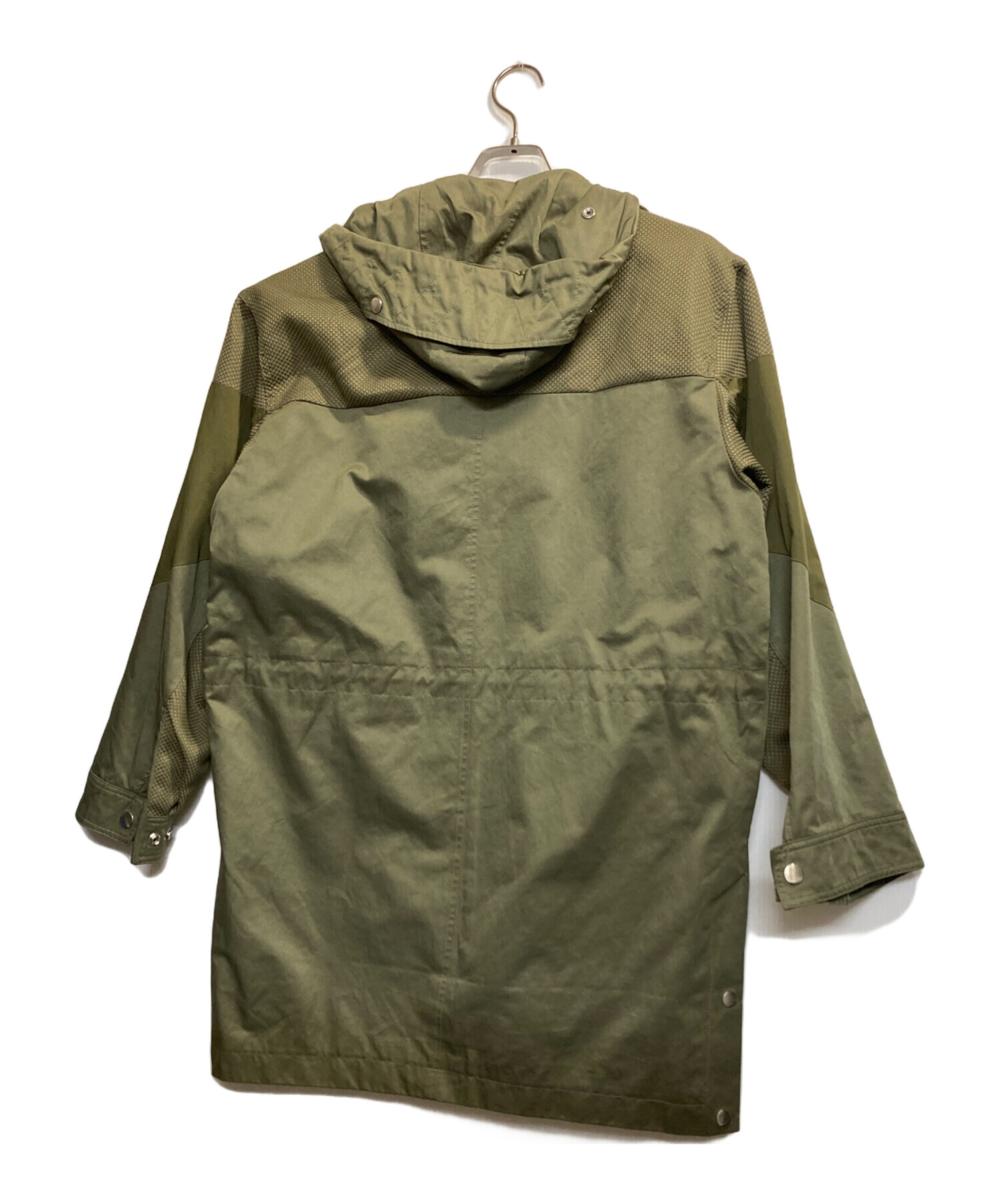 中古・古着通販】DIESEL (ディーゼル) ナイロン切替フーデッドコート