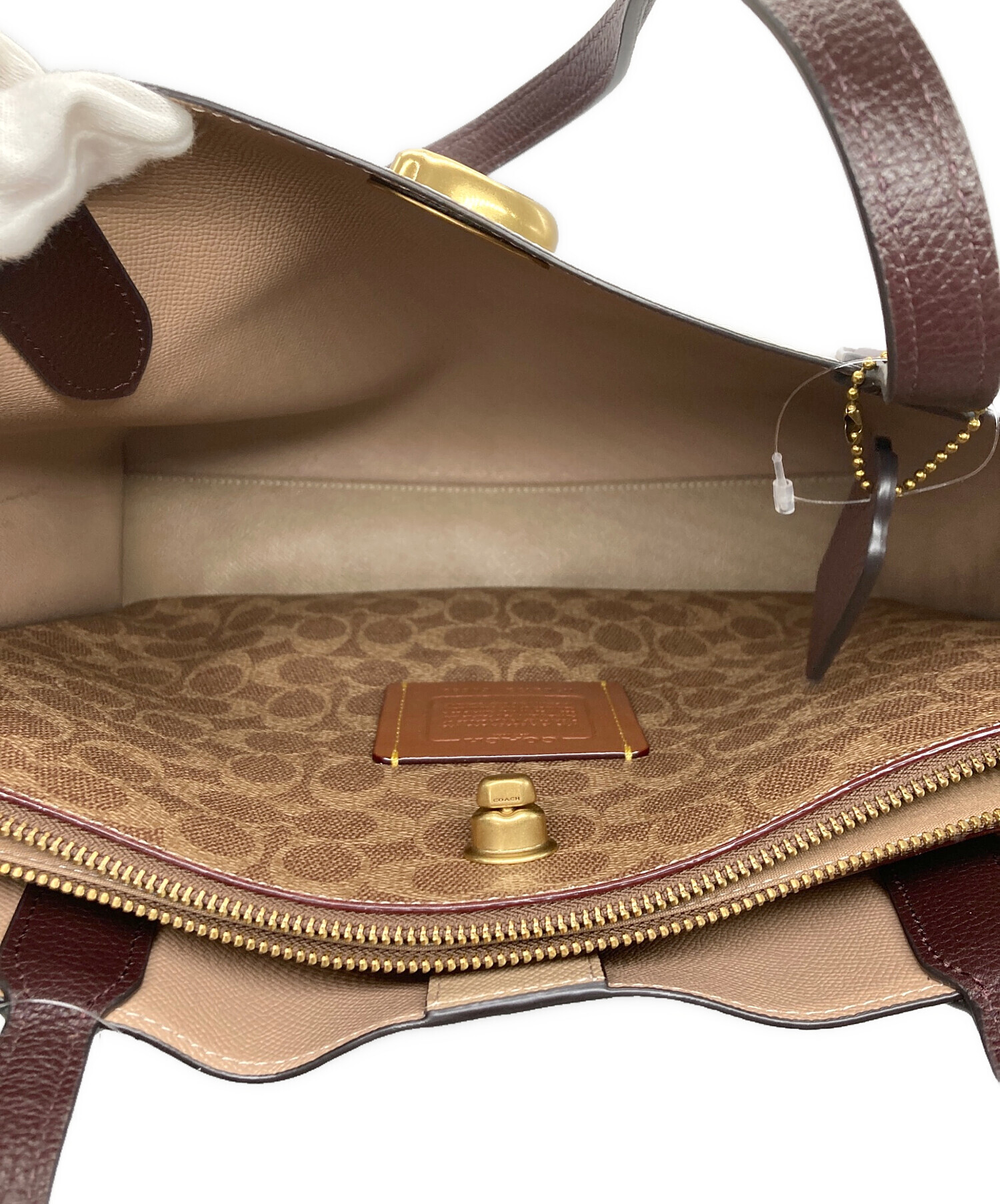 中古・古着通販】COACH (コーチ) ウィロウ トート カラーブロック