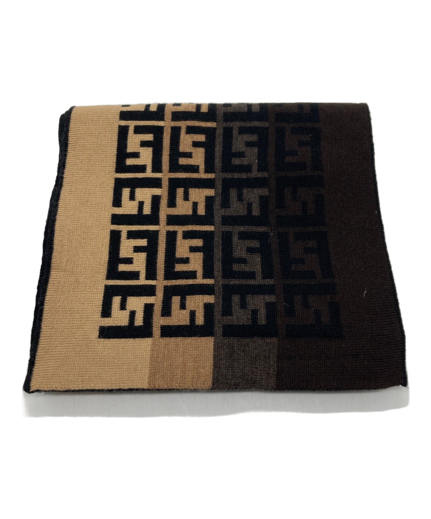 フェンディ FENDI 21AW イヤーマフ 耳あて ズッカ柄 ボア 正規品 中古