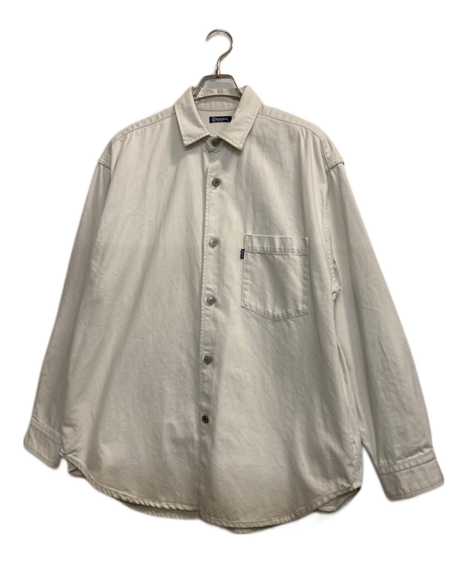 貸衣装中古 中古・古着通販】ORCIVAL (オーシバル) カラーデニムシャツ アイボリー