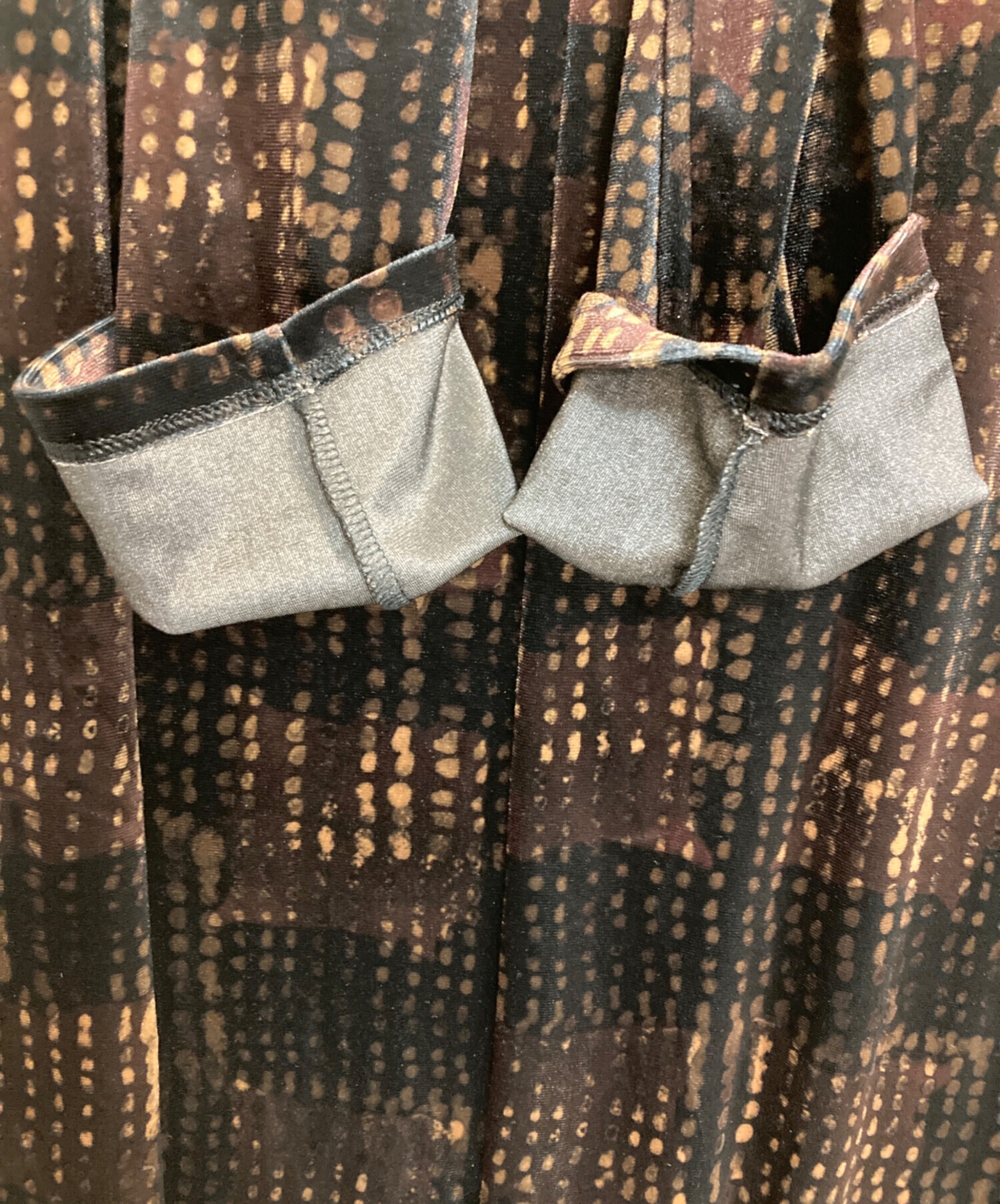 中古・古着通販】MaxMara (マックスマーラ) ベロアワンピース ブラック