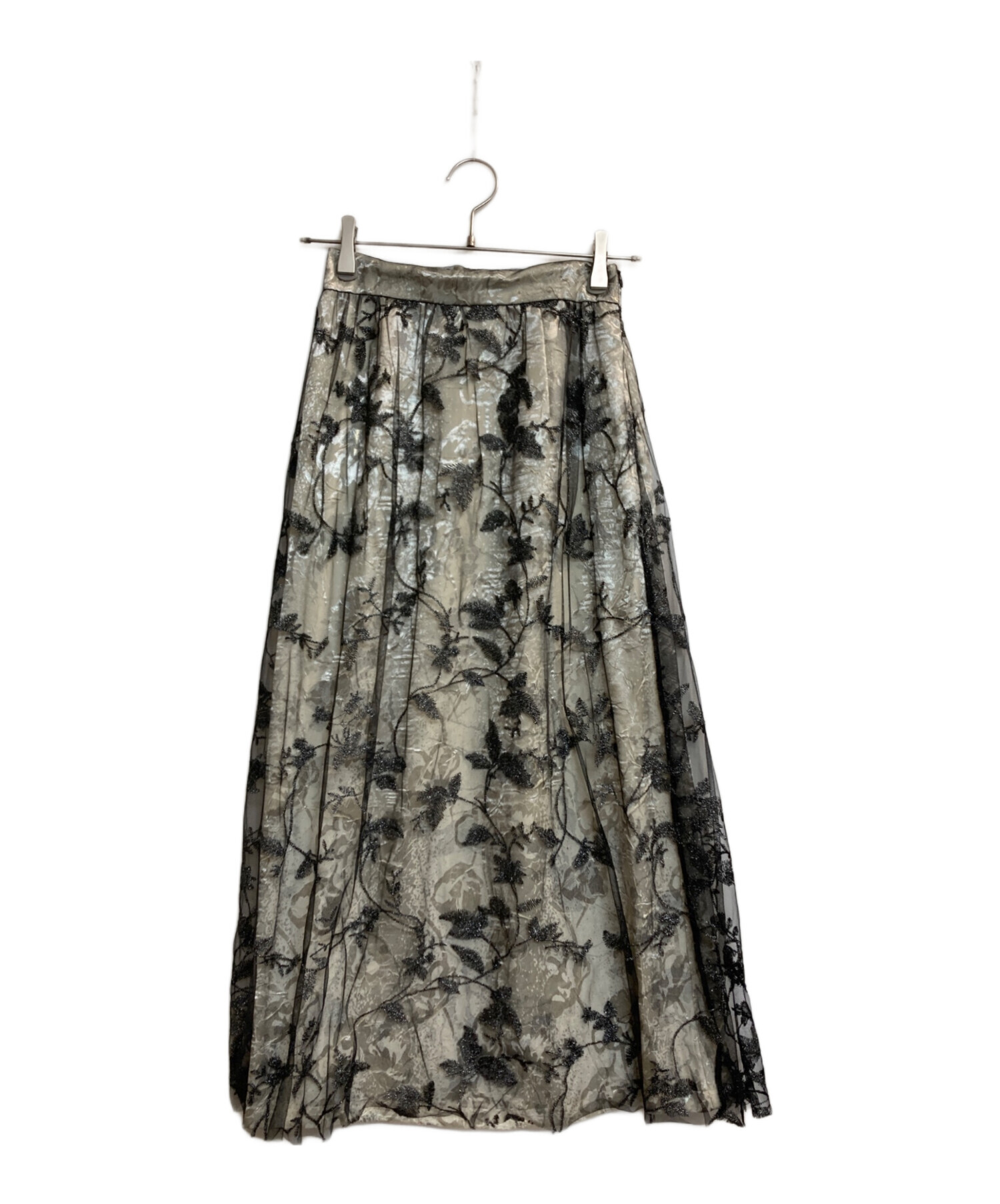 Ameri アメリUNDRESSED LACE SANDWICH SKIRT S 中古・古着通販】AMERI (アメリ) UNDRESSED MOONY LACE SKIRT ブラック