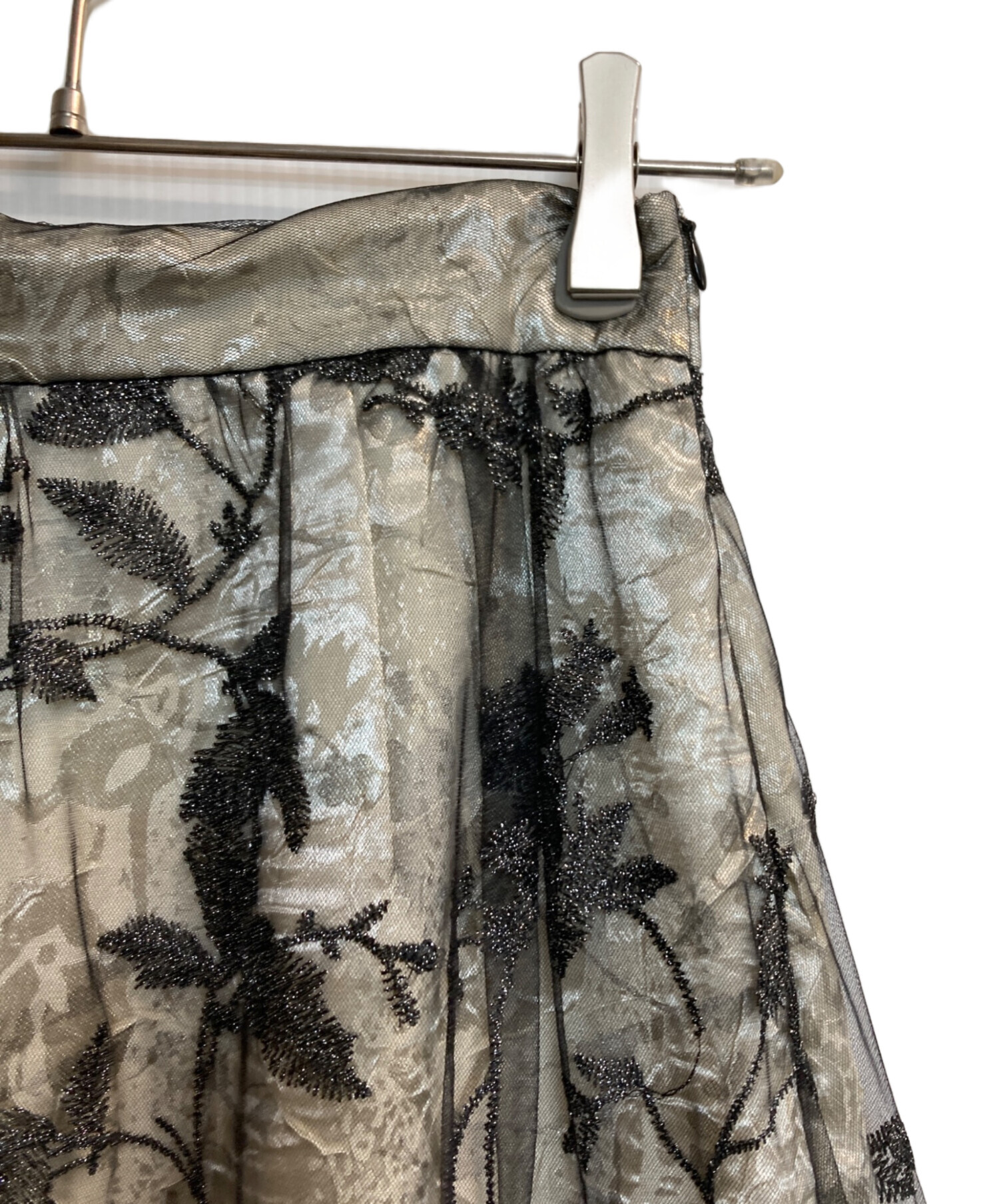 中古・古着通販】AMERI (アメリ) UNDRESSED MOONY LACE SKIRT ブラック