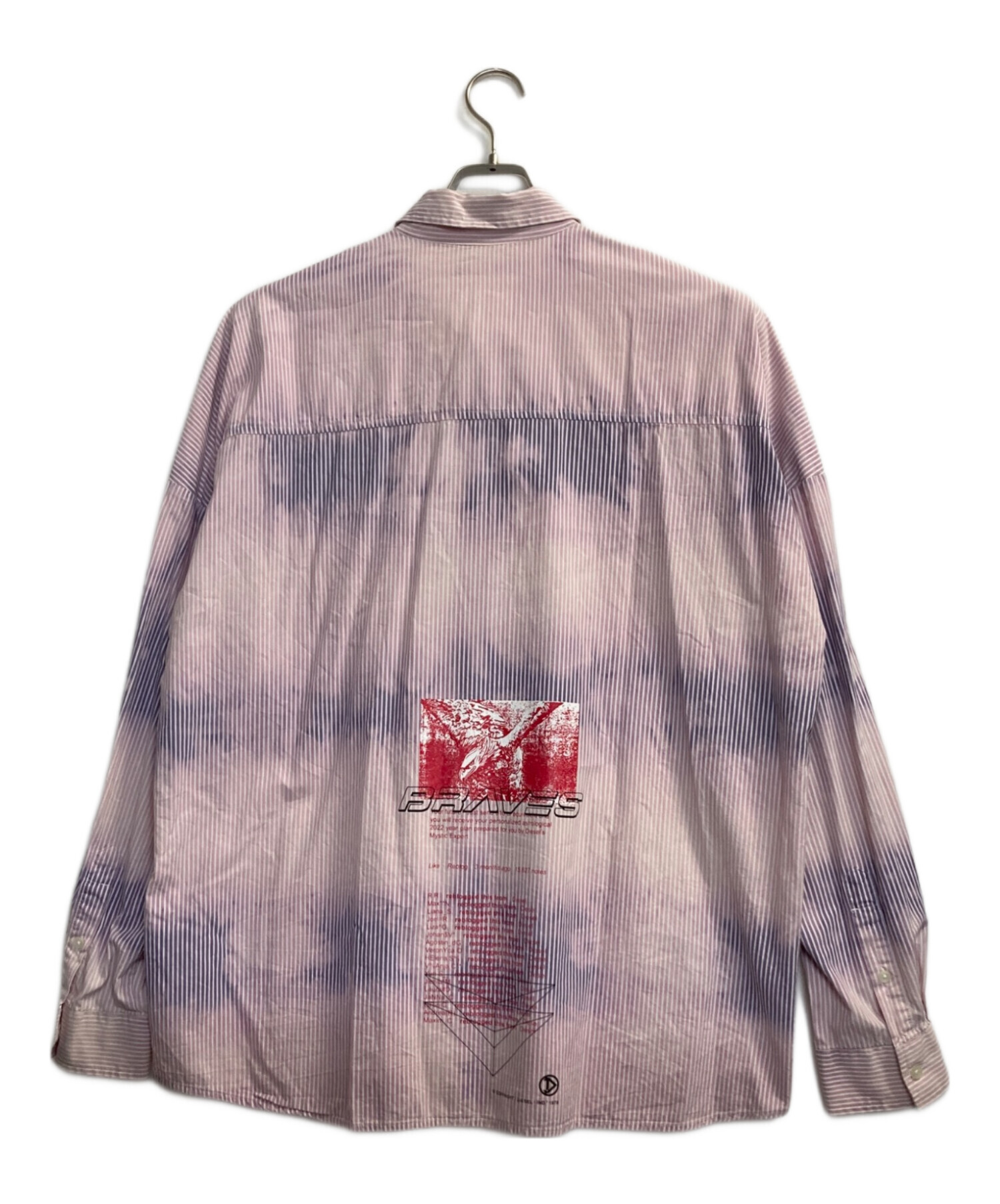 中古・古着通販】DIESEL (ディーゼル) グラデーションストライプシャツ 
