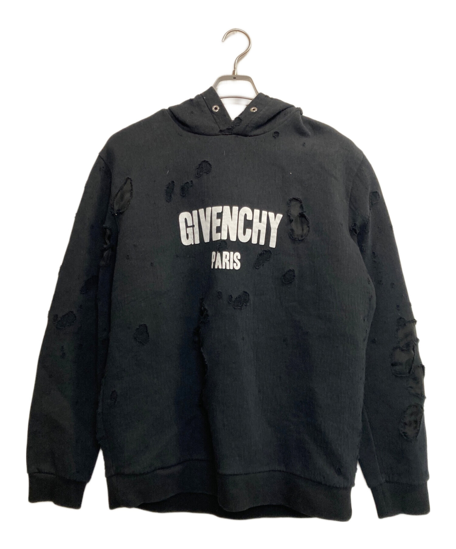 GIVENCHY ジバンシー パーカー メンズ 【古着】【中古】 中古・古着通販】GIVENCHY (ジバンシィ) デストロイ加工パーカー