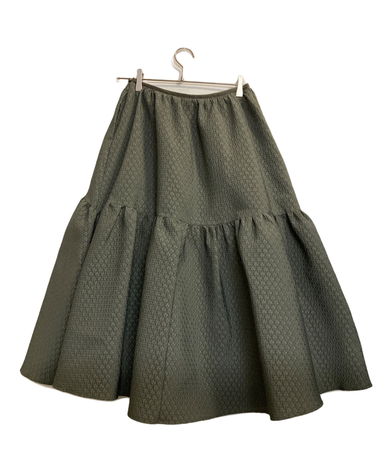 中古・古着通販】Bluelea (ブルレア) Jacquard skirt グリーン サイズ